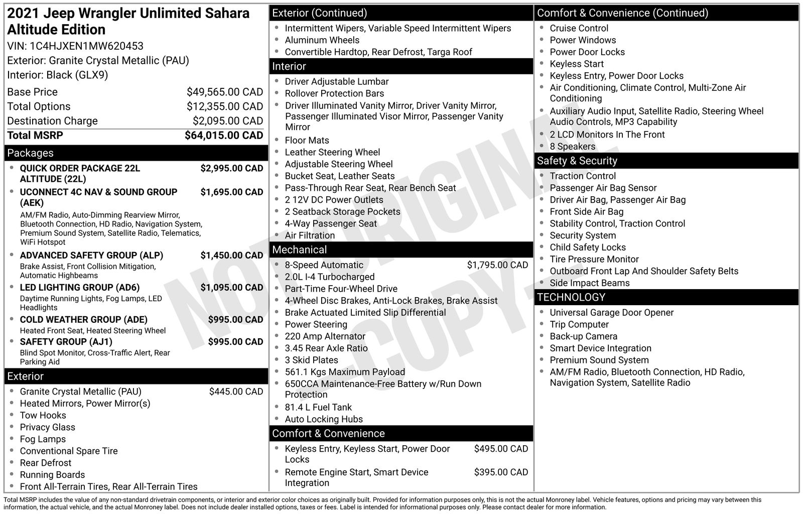 Used Car 2021 Jeep Wrangler  Unlimited Sahara Altitude For Sale Under $35,000 In Austin, Texas