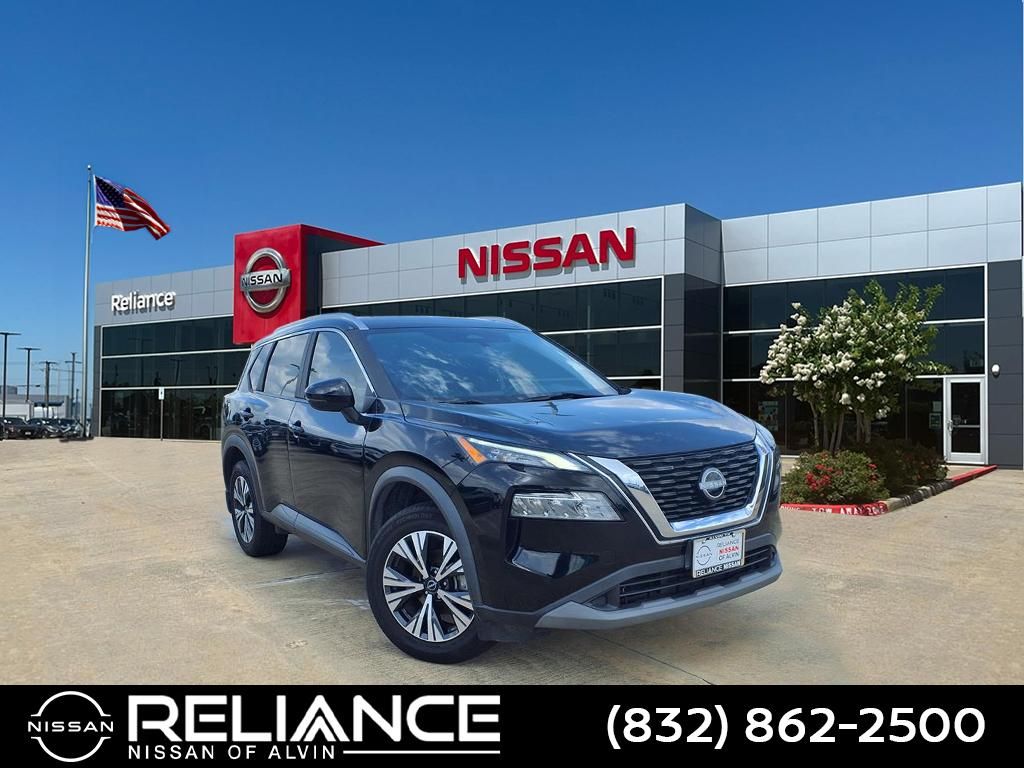 Super Black 2023 Nissan Rogue SV FWD SUV / Crossover Front-Wheel Drive Continuously Variable Transmission