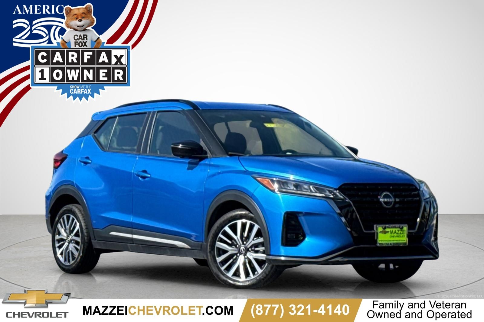 Electric Blue Metallic 2024 Nissan Kicks SUV / Crossover Front-Wheel Drive Continuously Variable Transmission