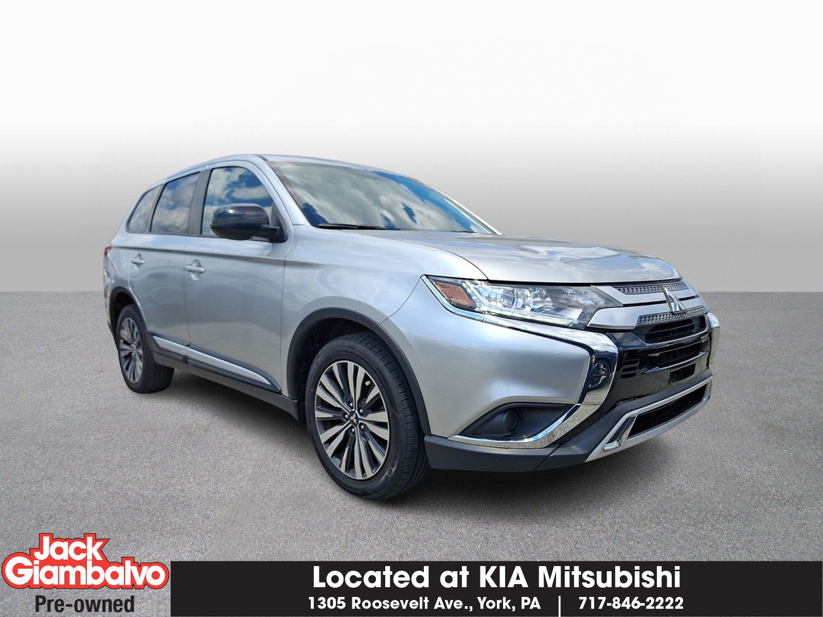 Alloy Silver Metallic 2020 Mitsubishi Outlander SUV / Crossover All-Wheel Drive Continuously Variable Transmission