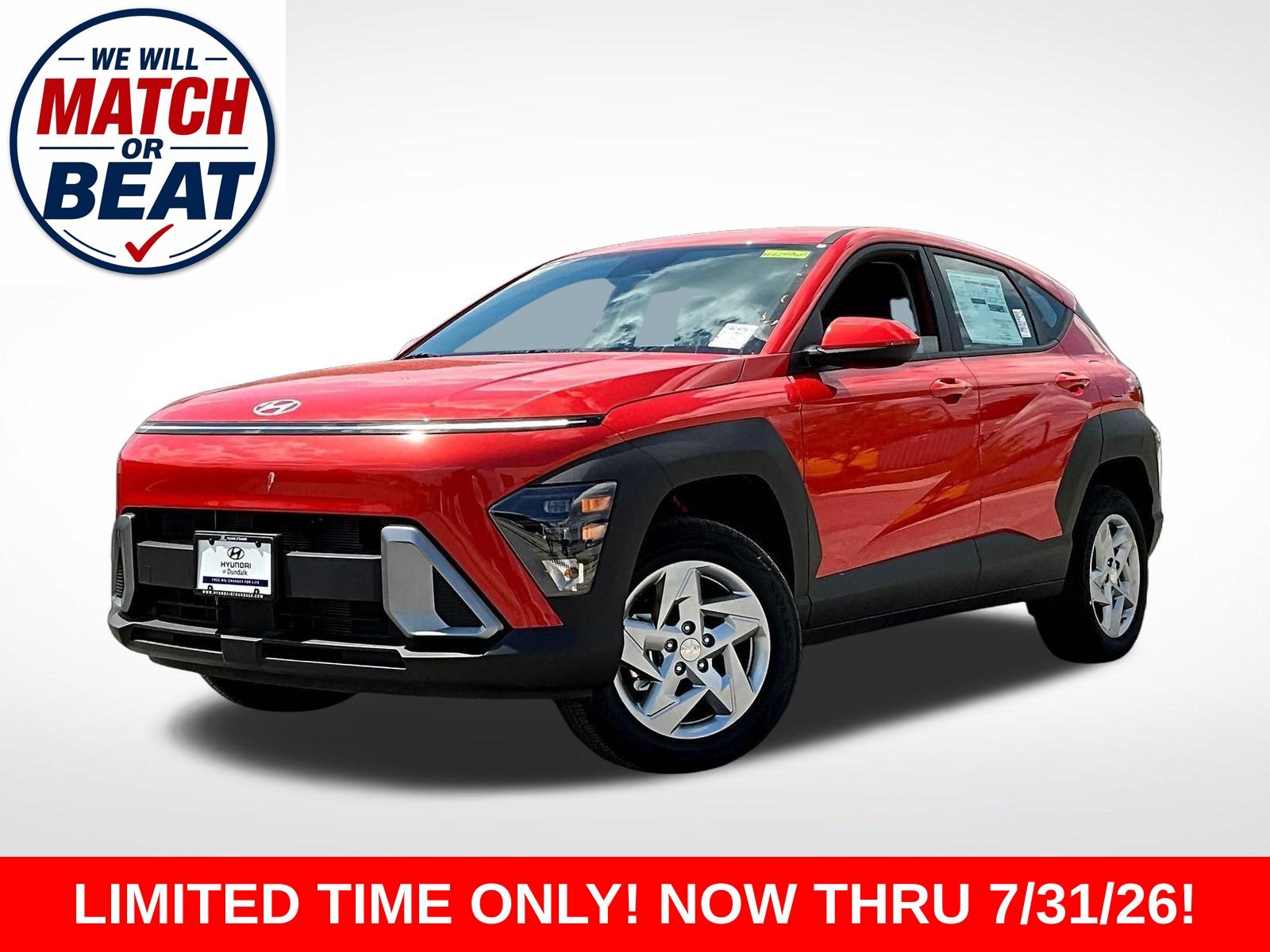 Soultronic Orange Pearl 2026 Hyundai Kona SUV / Crossover All-Wheel Drive Continuously Variable Transmission