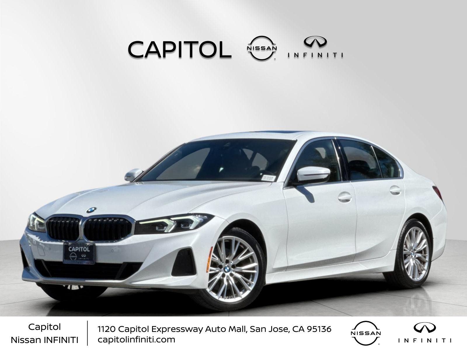 Mineral White Metallic 2024 BMW 3 Series 330i RWD Sedan Rear-Wheel Drive 8-Speed Automatic