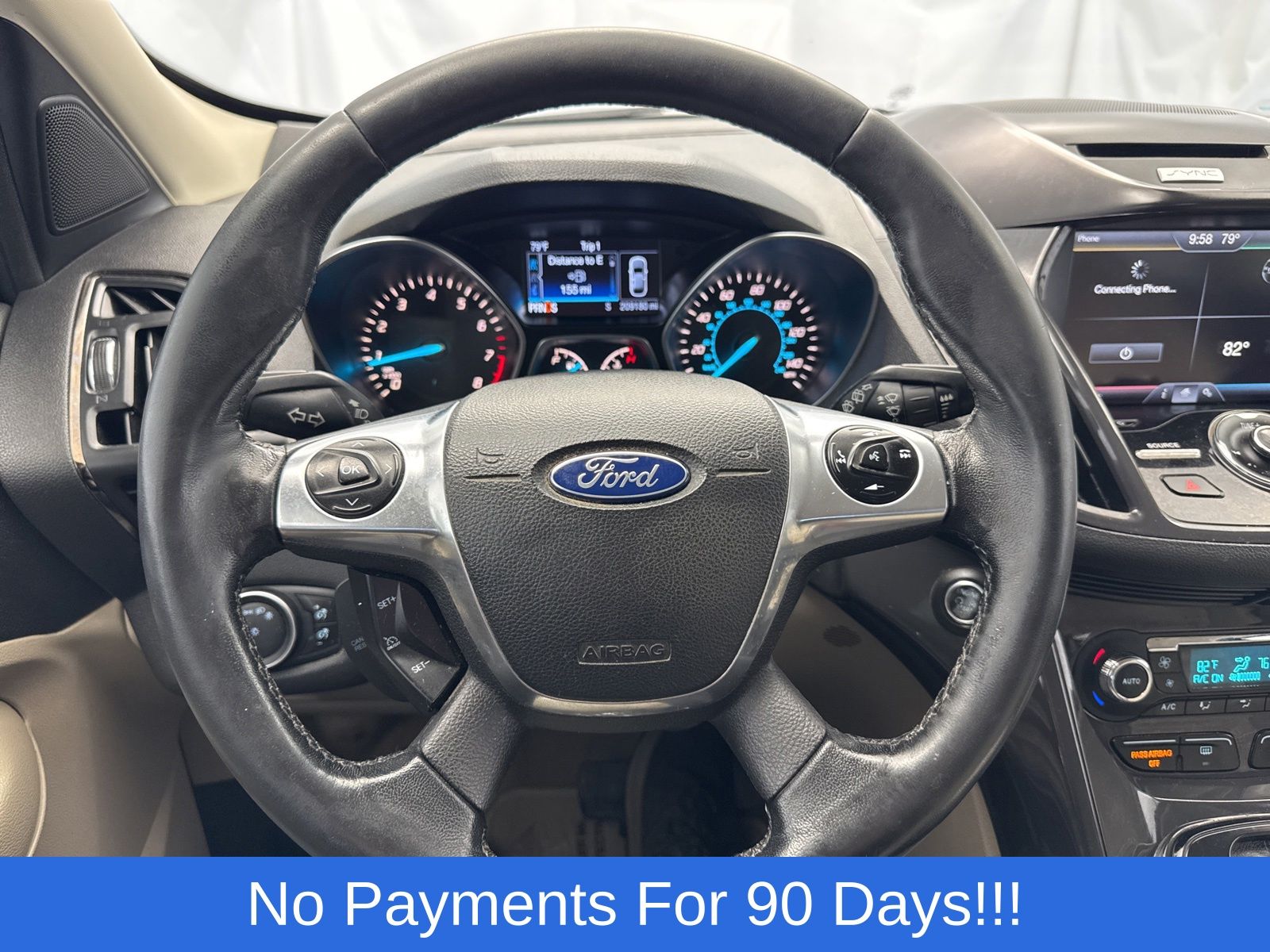 Used 2015 Ford Escape Titanium with VIN 1FMCU9J96FUC33218 for sale in Portage, WI