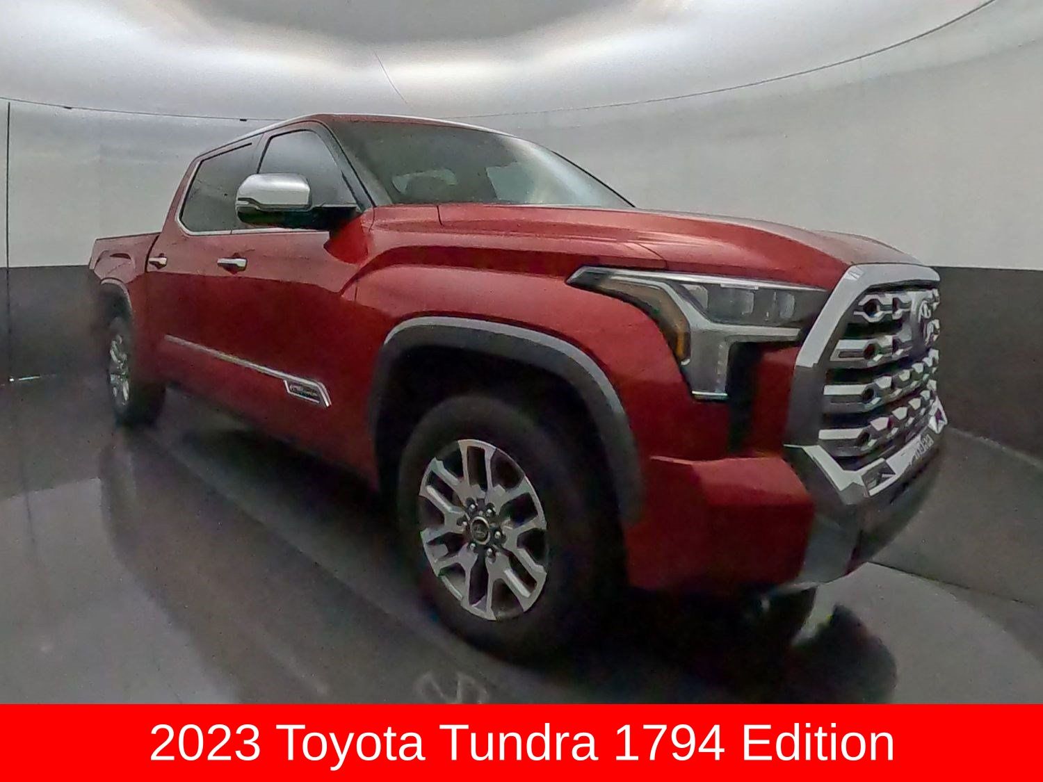 Supersonic Red 2023 Toyota Tundra Pickup Truck Four-Wheel Drive Automatic