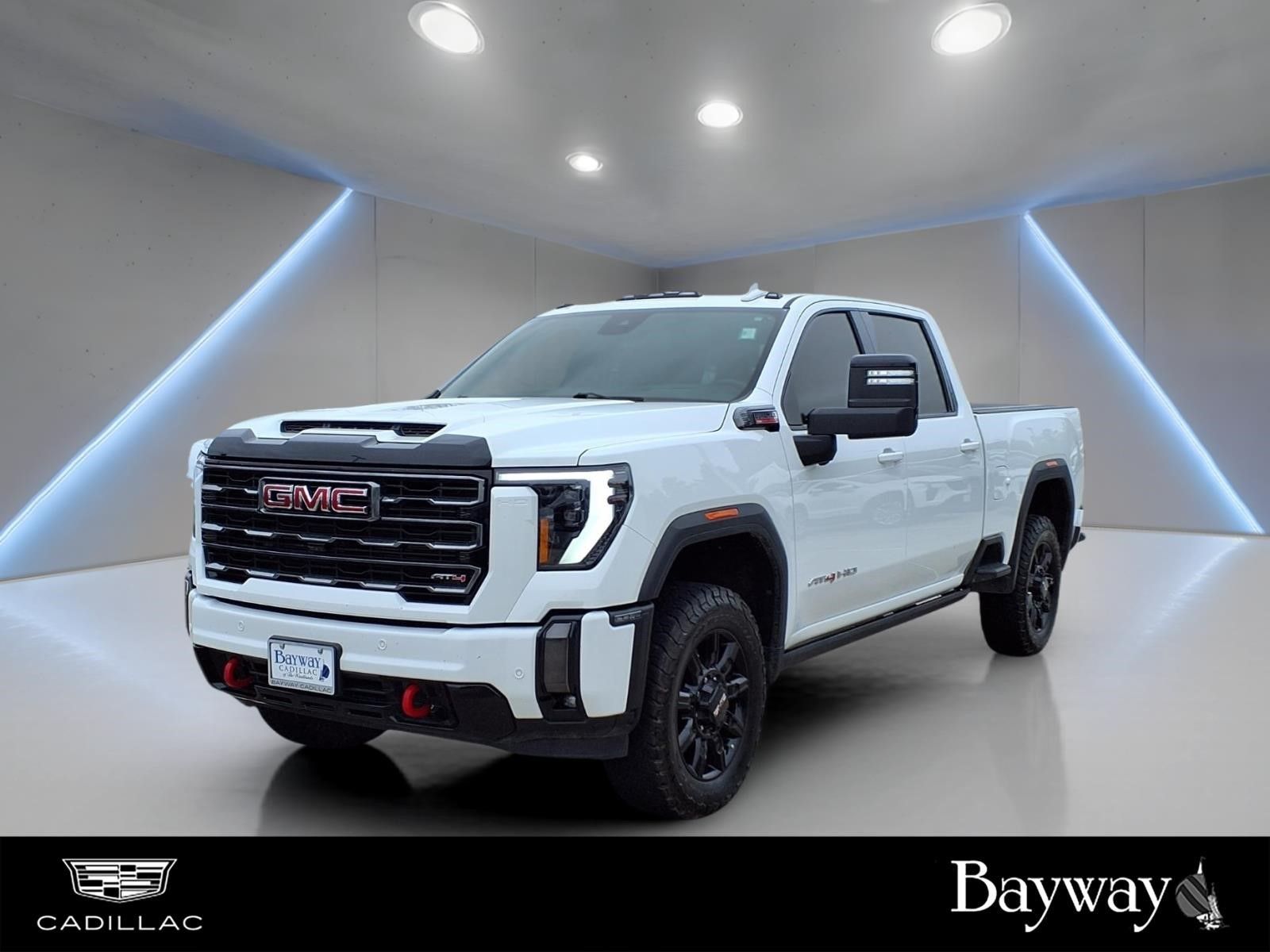 2024 GMC Sierra 2500HD AT4 White at Bayway Cadillac of The Woodlands