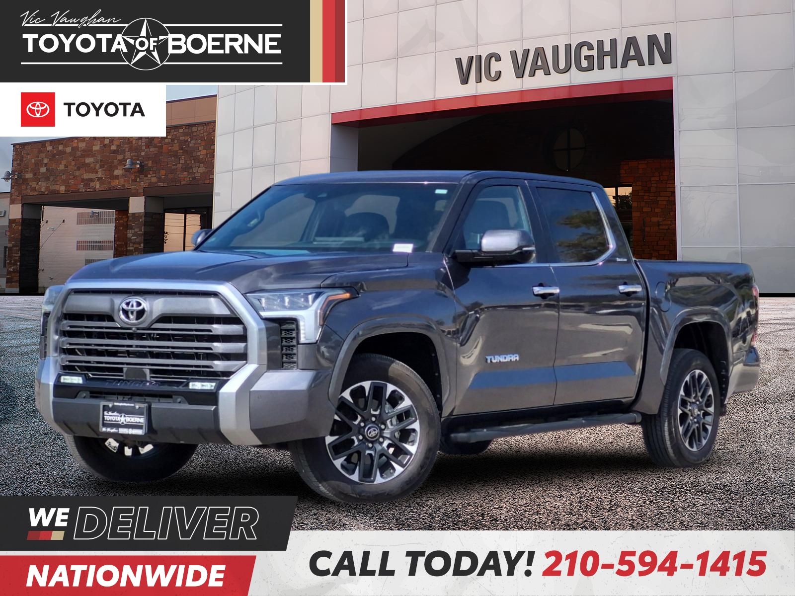 Magnetic Gray Metallic 2025 Toyota Tundra Pickup Truck Four-Wheel Drive Automatic