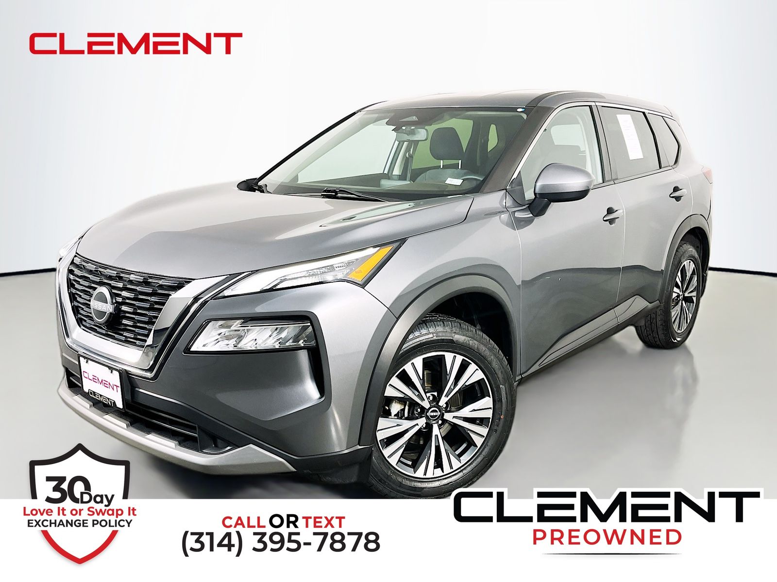 Gray (Gun Metallic) 2023 Nissan Rogue SUV / Crossover All-Wheel Drive Continuously Variable Transmission