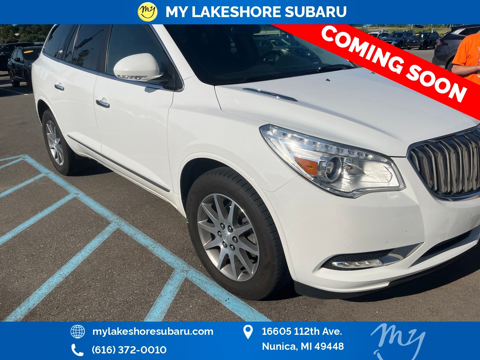 Summit White 2017 Buick Enclave SUV / Crossover All-Wheel Drive 6-Speed Automatic Overdrive