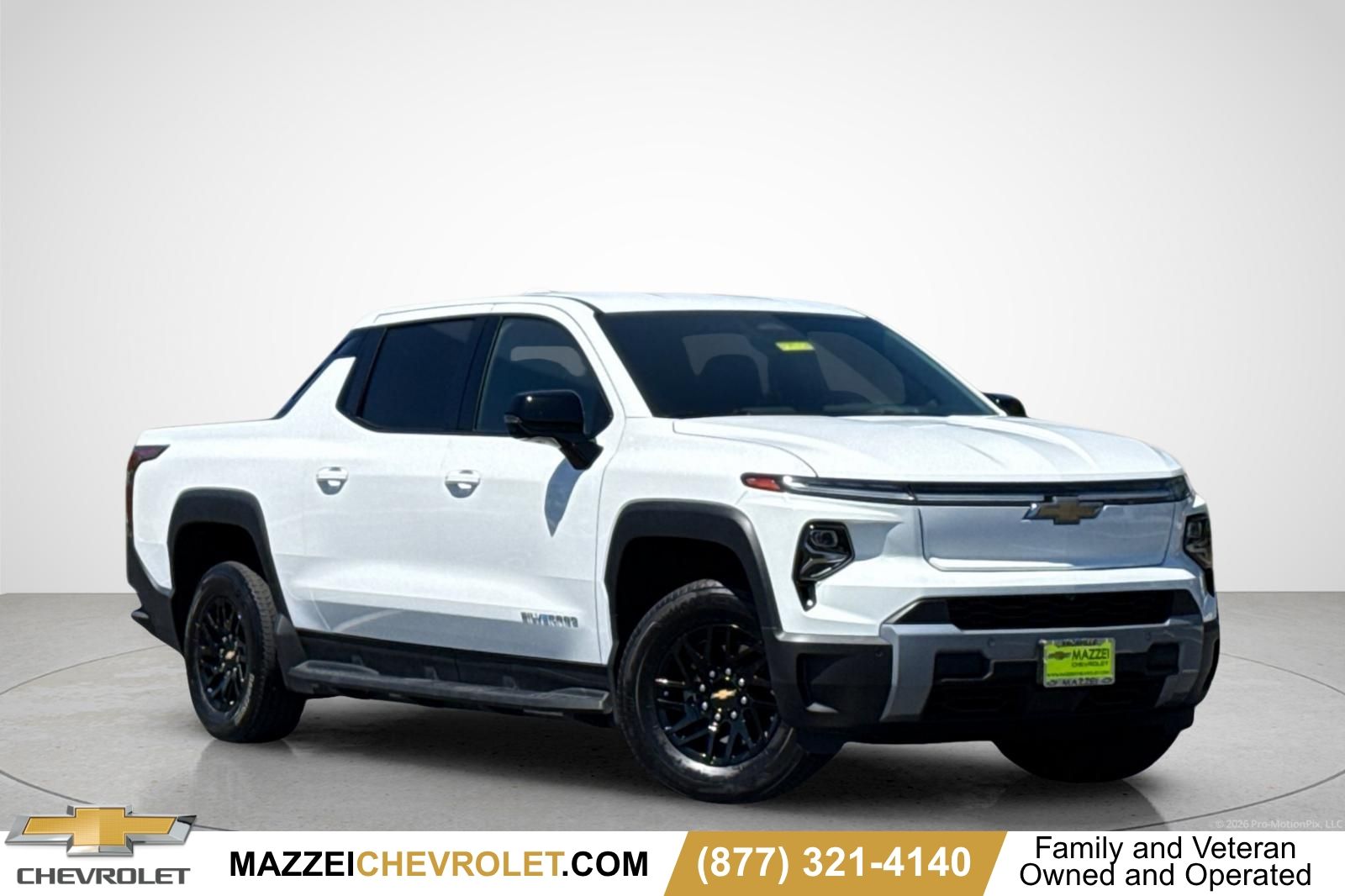 Summit White 2025 Chevrolet Silverado EV Pickup Truck All-Wheel Drive 1-Speed Automatic
