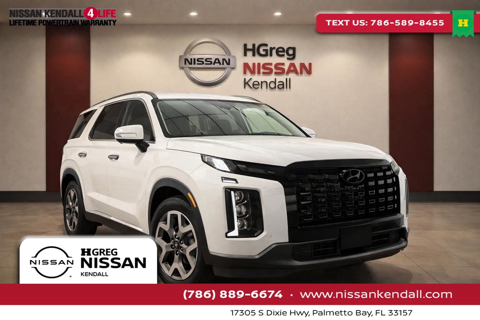 Hyper White 2025 Hyundai Palisade SUV / Crossover Front-Wheel Drive 8-Speed Automatic