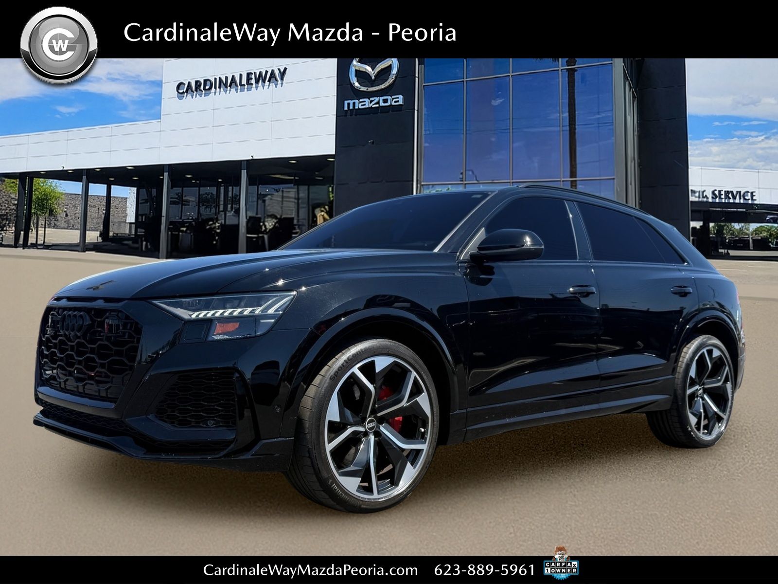 Night Black 2021 Audi RS Q8 4.0T quattro AWD SUV / Crossover All-Wheel Drive 8-Speed Automatic