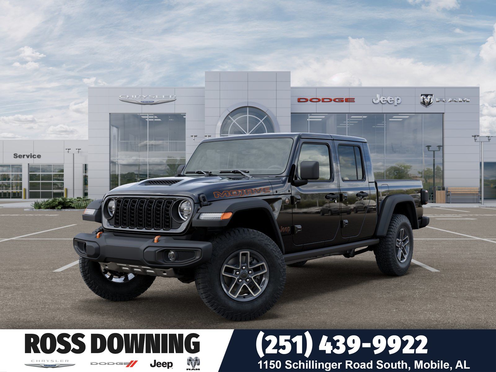 Black Clearcoat 2026 Jeep Gladiator Pickup Truck Four-Wheel Drive 8-Speed Automatic