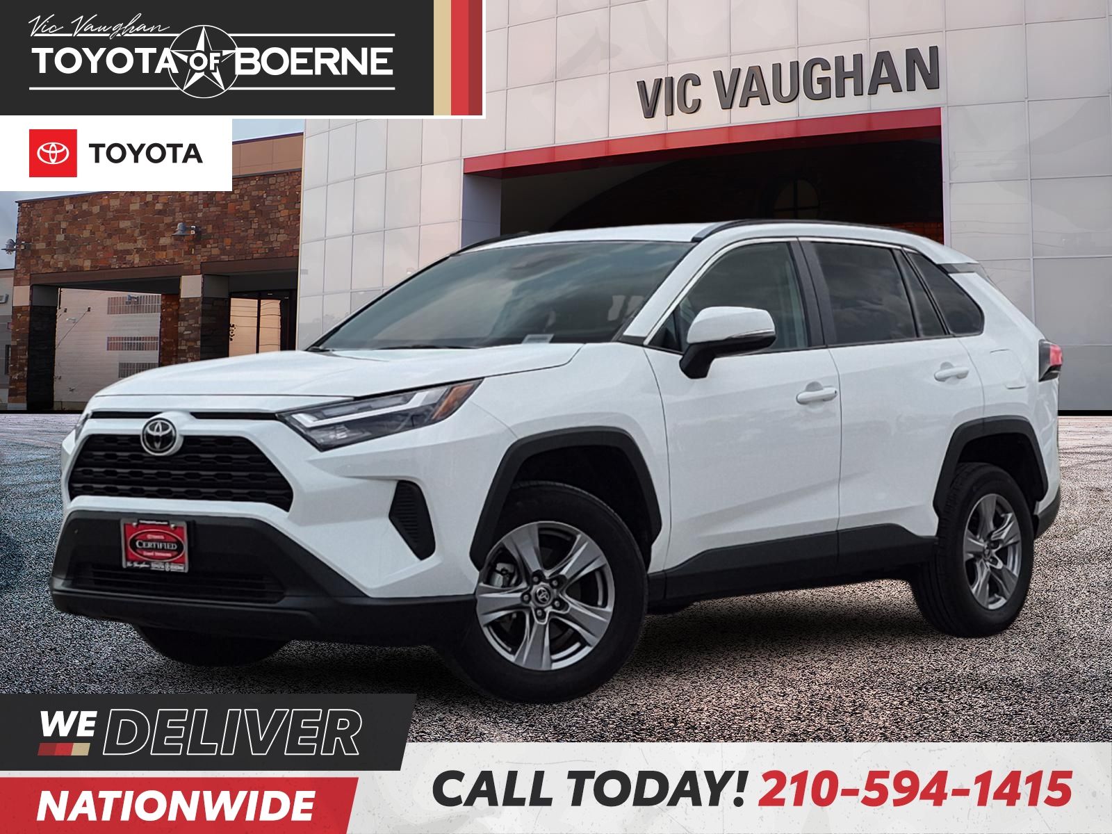White 2025 Toyota RAV4 SUV / Crossover Front-Wheel Drive 8-Speed Automatic