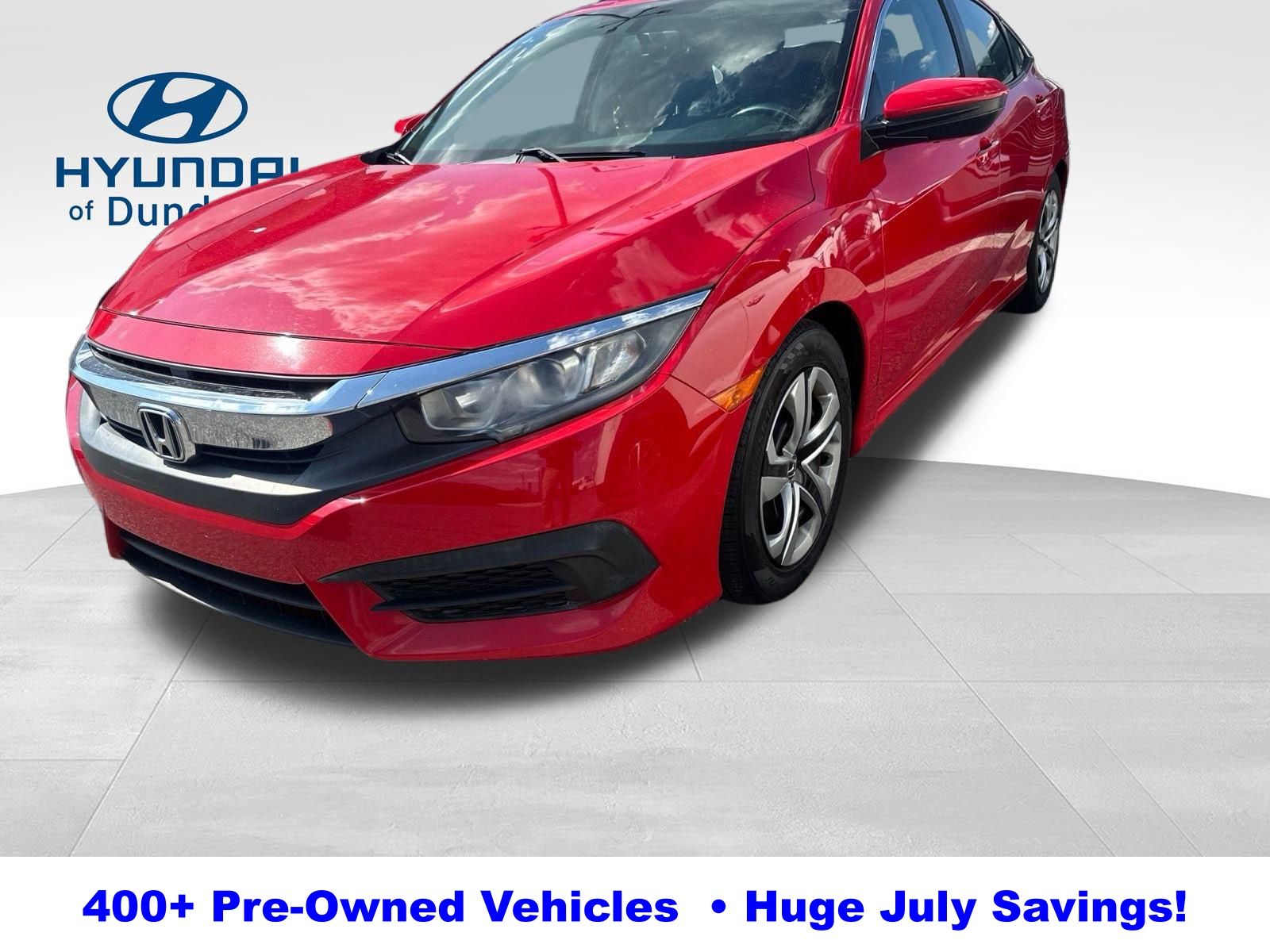 2017 Honda Civic Sedan Front-Wheel Drive Continuously Variable Transmission