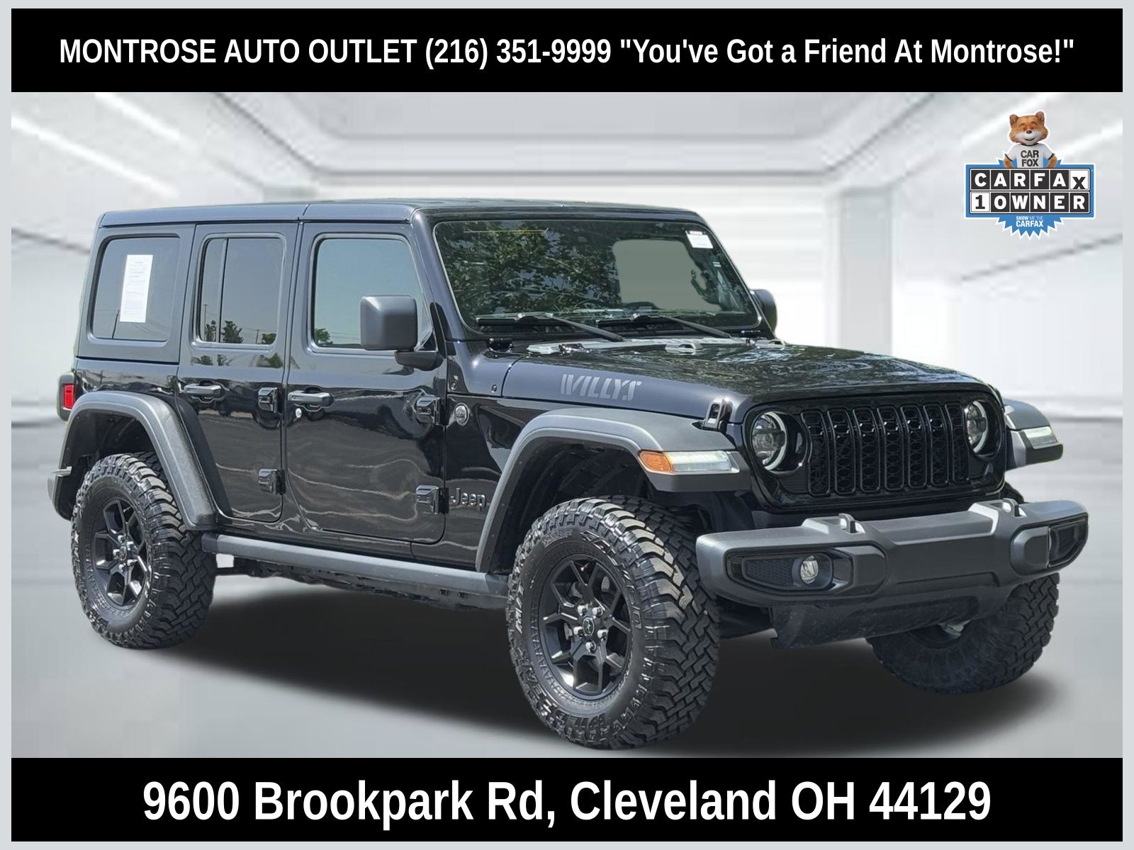 Black Clearcoat 2024 Jeep Wrangler SUV / Crossover Four-Wheel Drive 8-Speed Automatic
