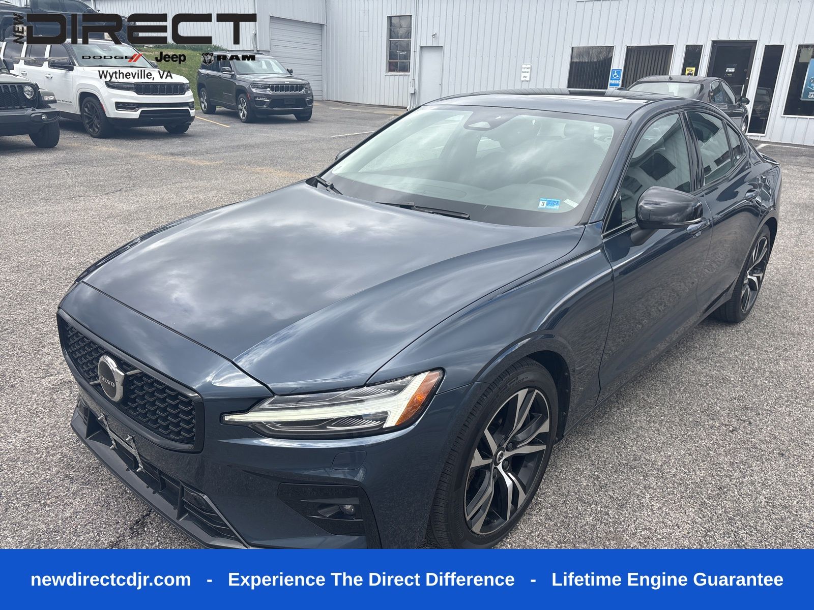 Blue 2023 Volvo S60 B5 Core Dark Theme AWD Sedan All-Wheel Drive Automatic