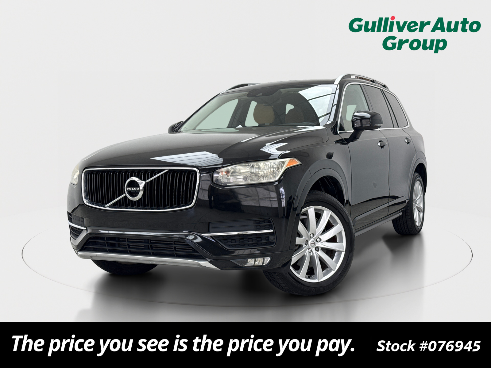Onyx Black Metallic 2016 Volvo XC90 SUV / Crossover All-Wheel Drive Automatic