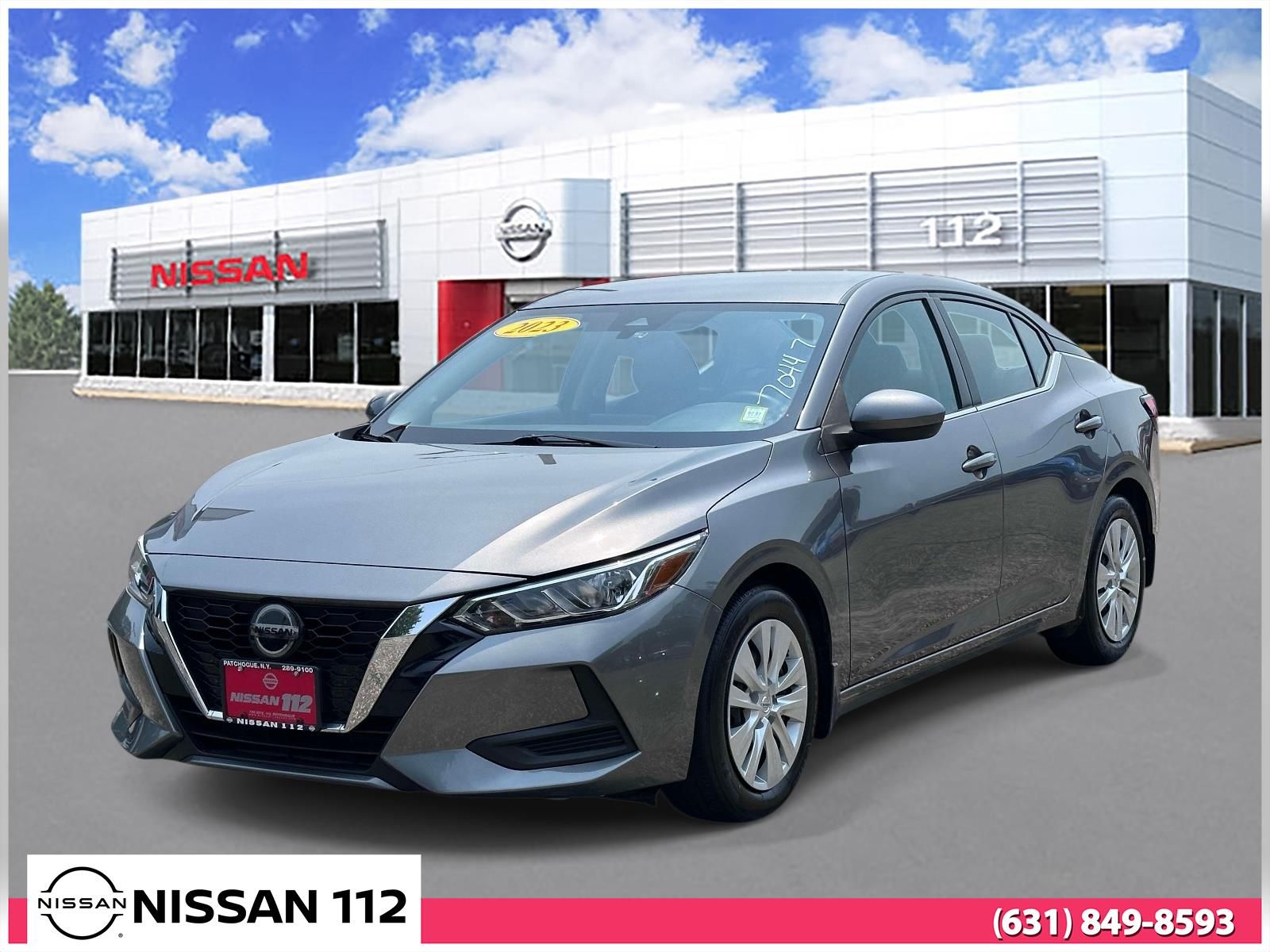 Gray (Gun Metallic) 2023 Nissan Sentra Sedan Front-Wheel Drive Continuously Variable Transmission