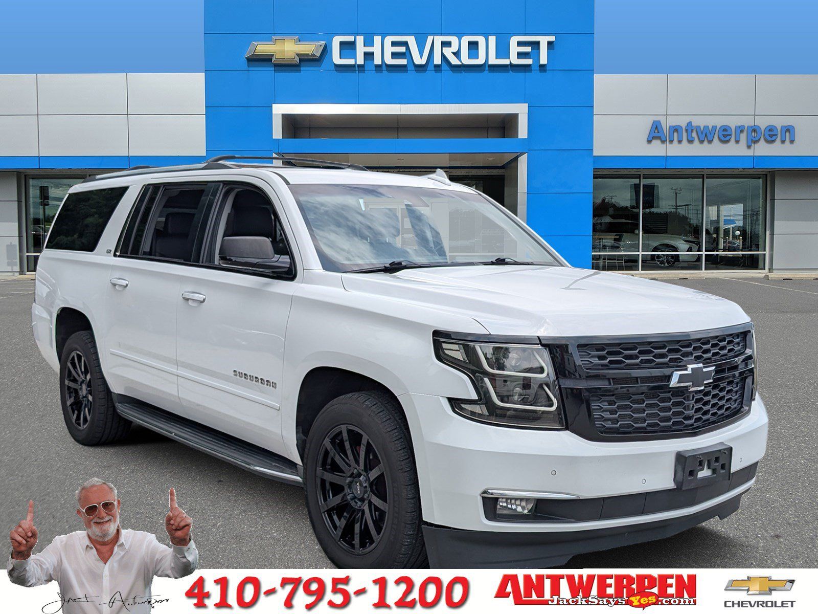 Summit White 2016 Chevrolet Suburban SUV / Crossover Four-Wheel Drive 6-Speed Automatic Overdrive