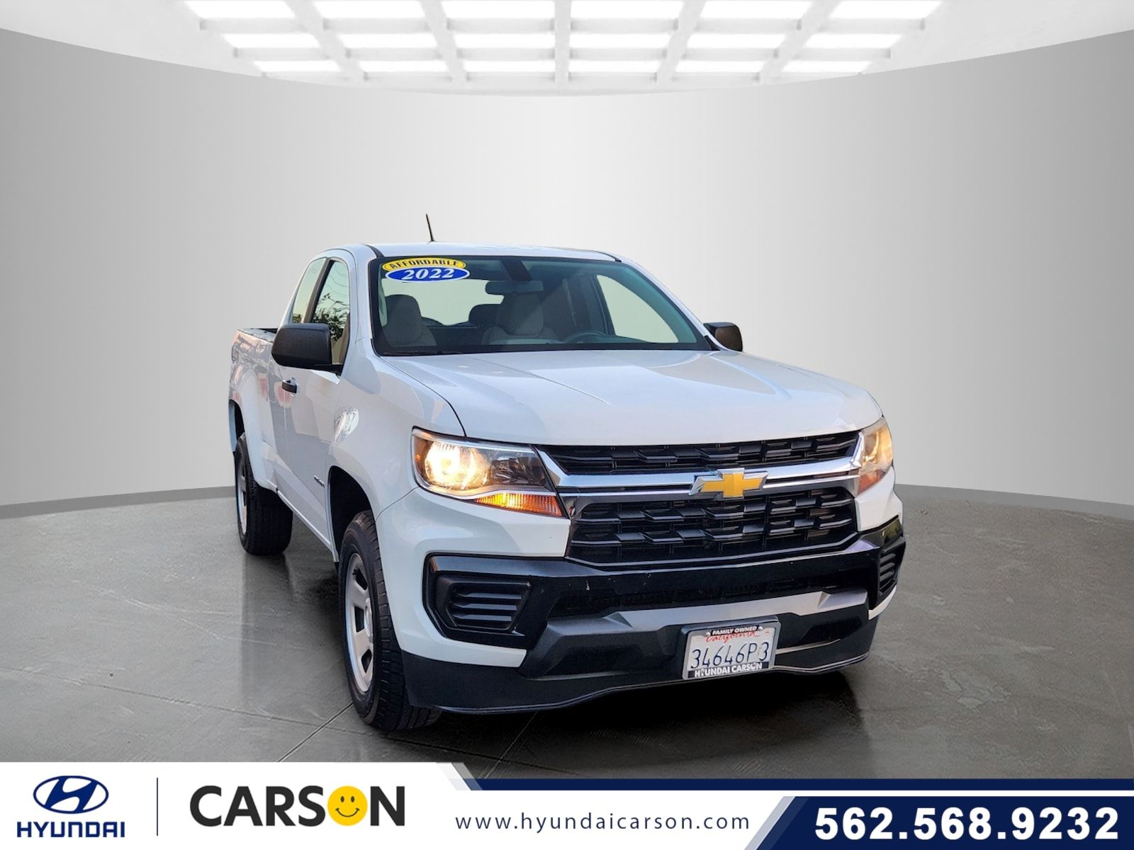 Summit White 2022 Chevrolet Colorado Pickup Truck 4X2 6-Speed Automatic