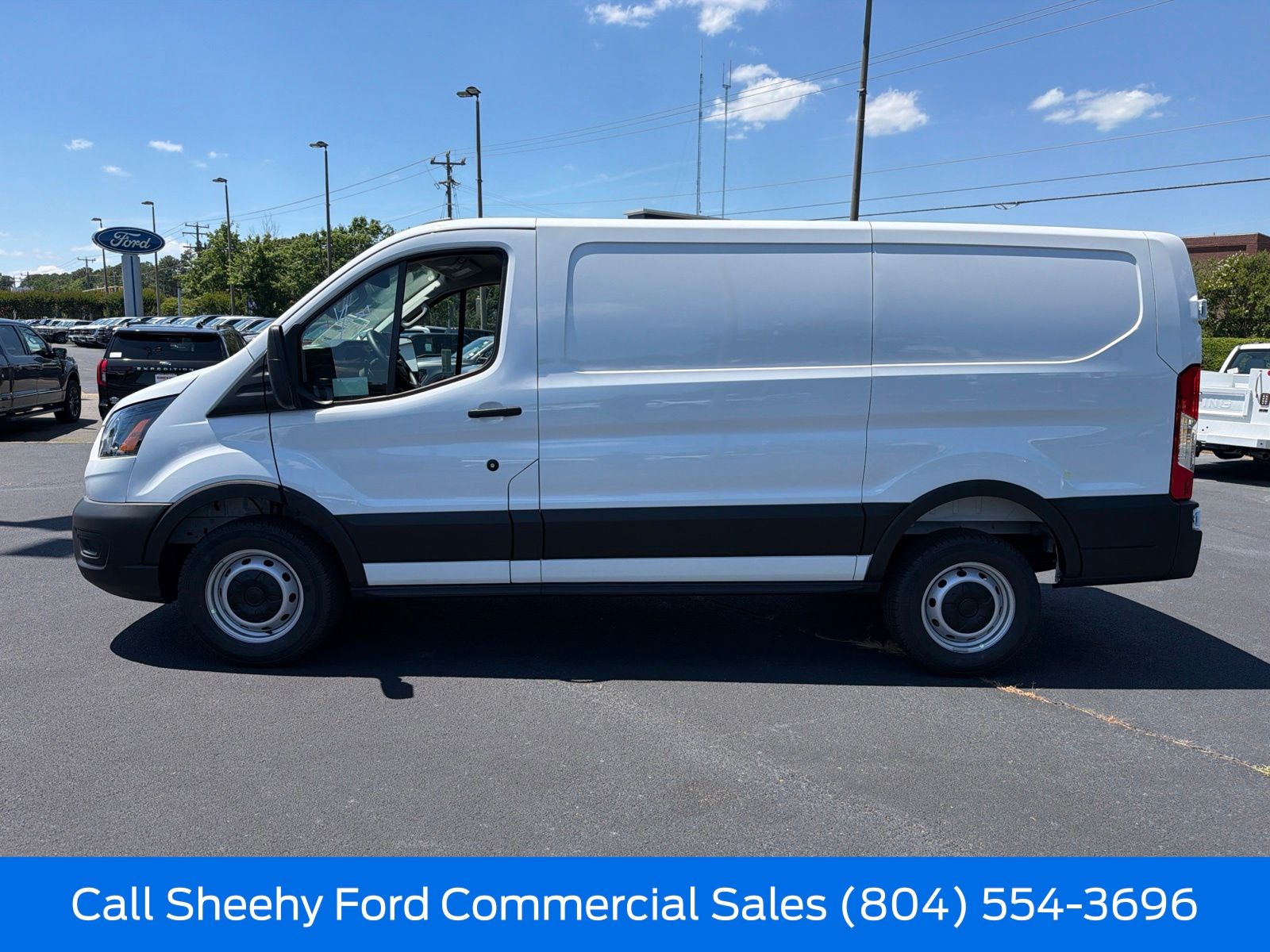 New 2026 Oxford White Ford Low Roof Cargo Van image 9