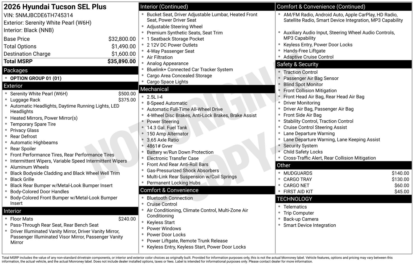 2026 Hyundai Tucson SEL Plus AWD's photo