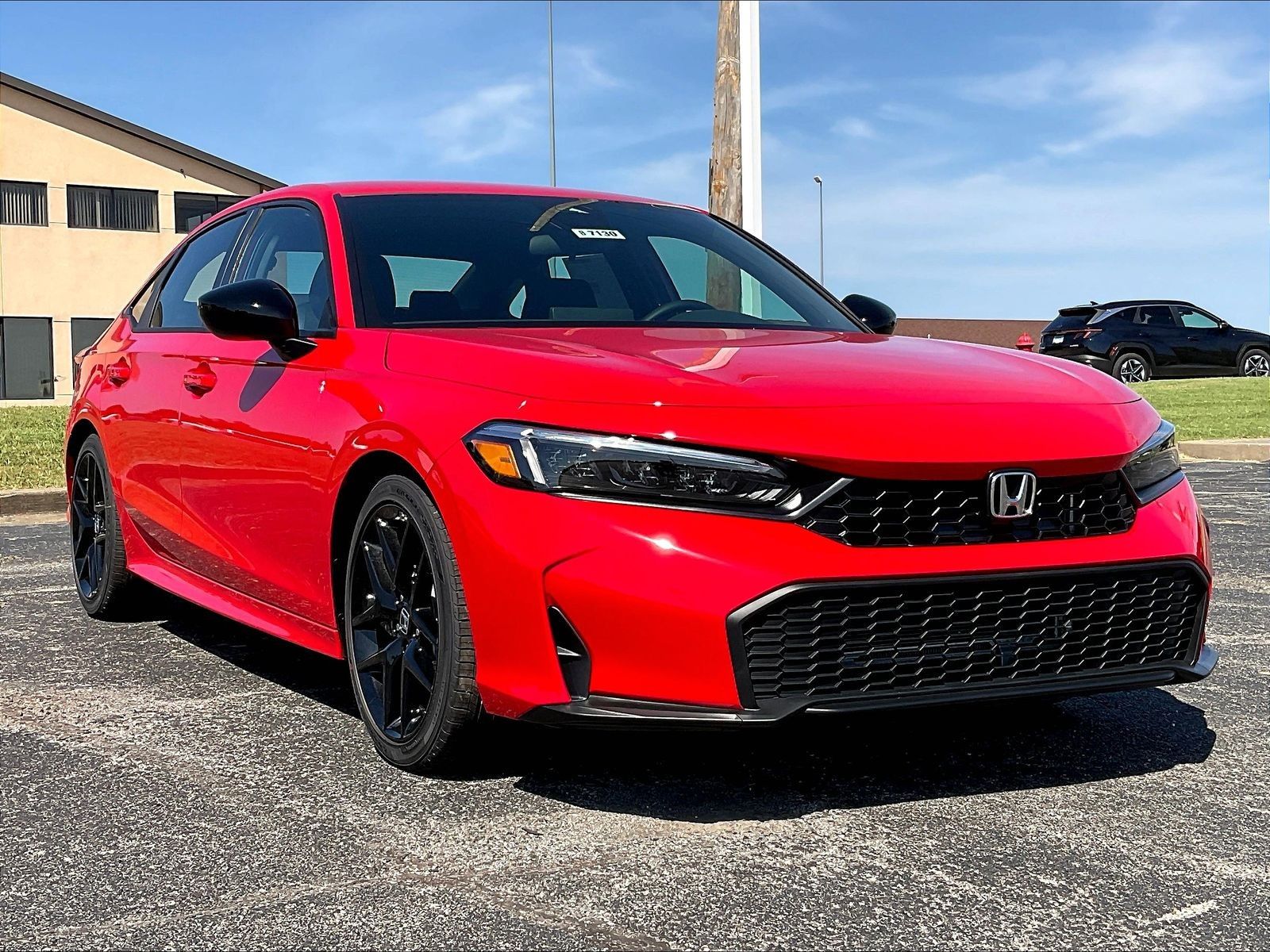 Rallye Red 2026 Honda Civic Sedan Front-Wheel Drive Continuously Variable Transmission