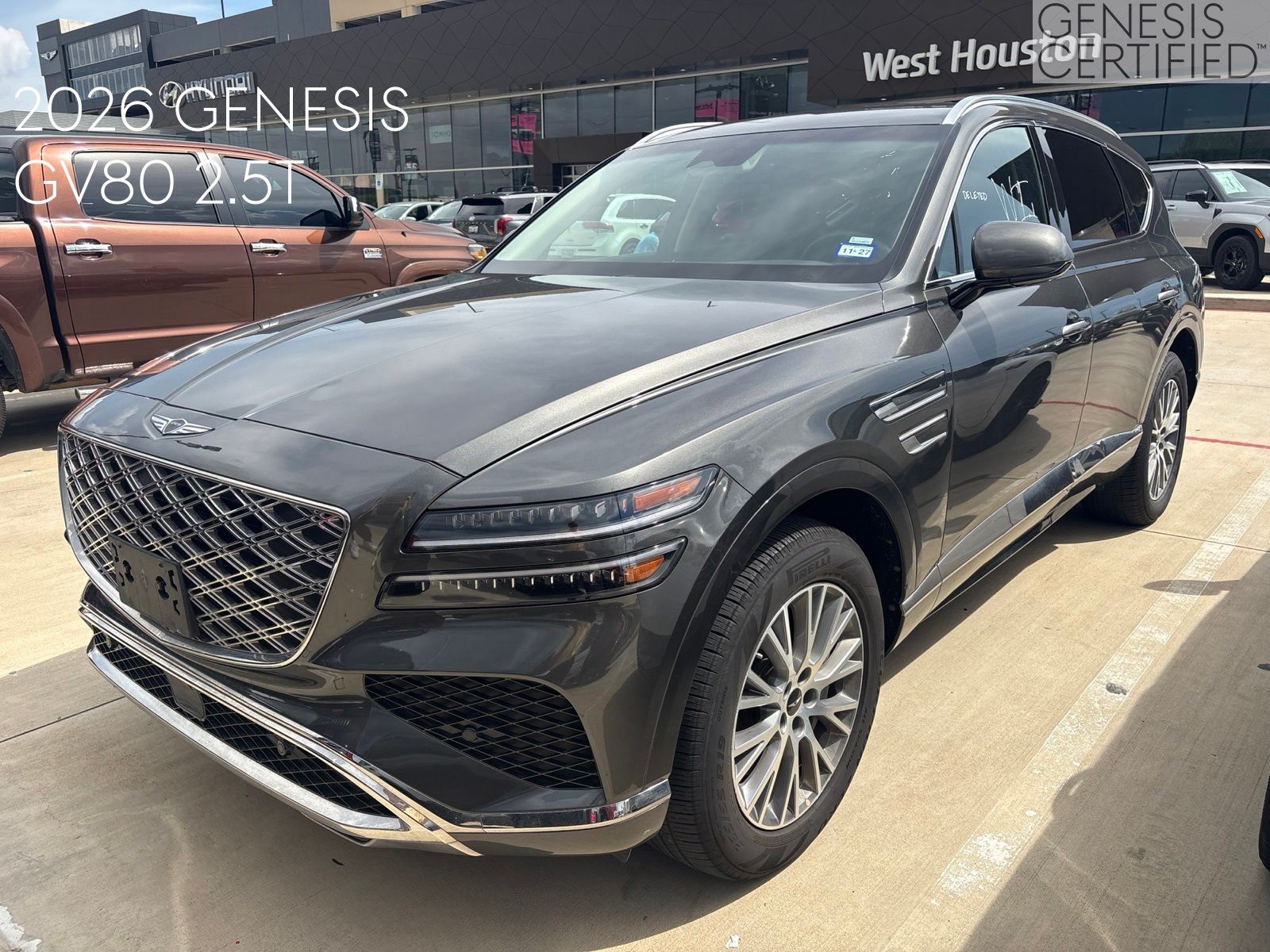 Makalu Gray 2026 Genesis GV80 SUV / Crossover All-Wheel Drive 8-Speed Automatic