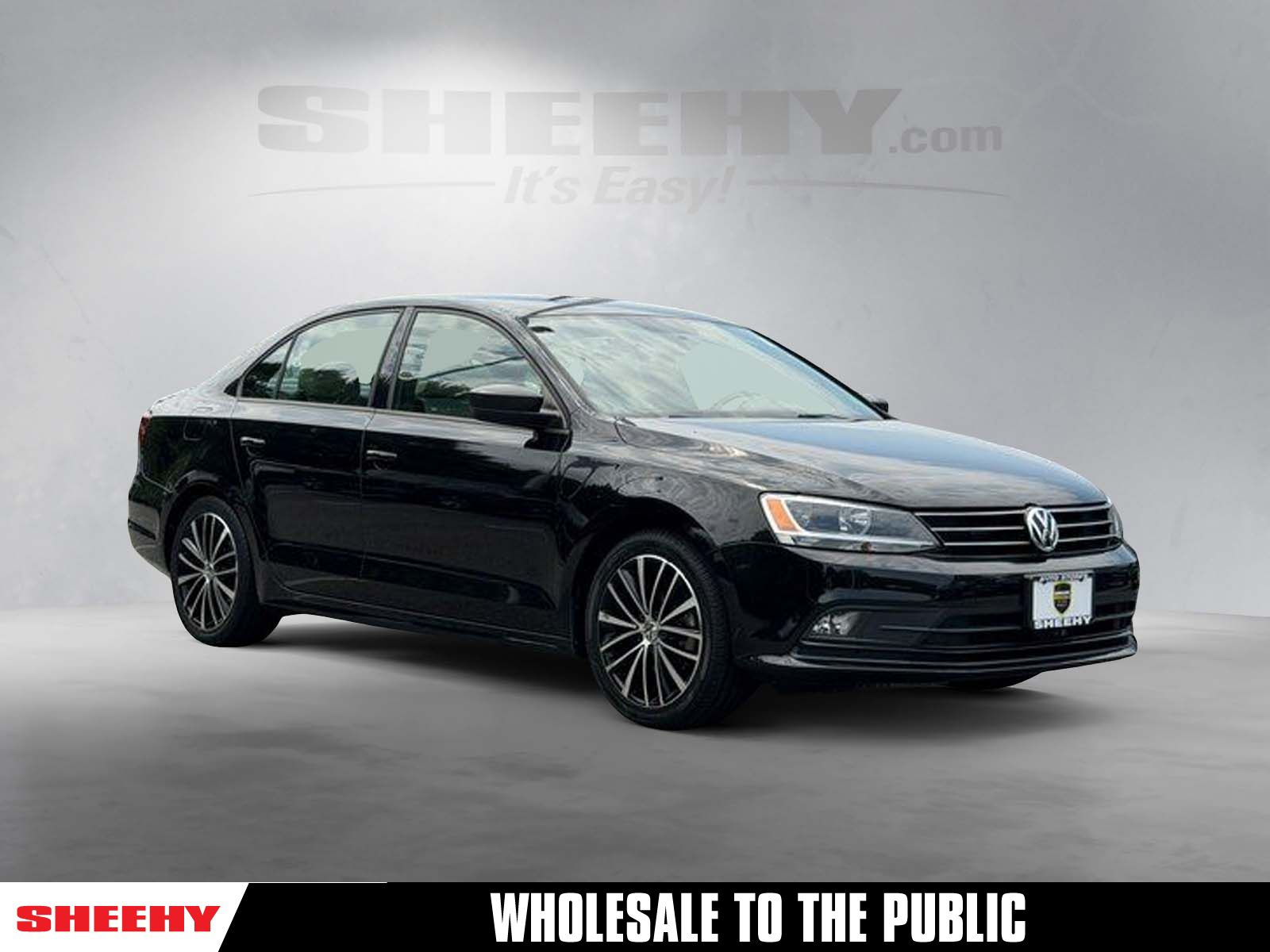 Black Uni 2016 Volkswagen Jetta Sedan Front-Wheel Drive 5-Speed Manual