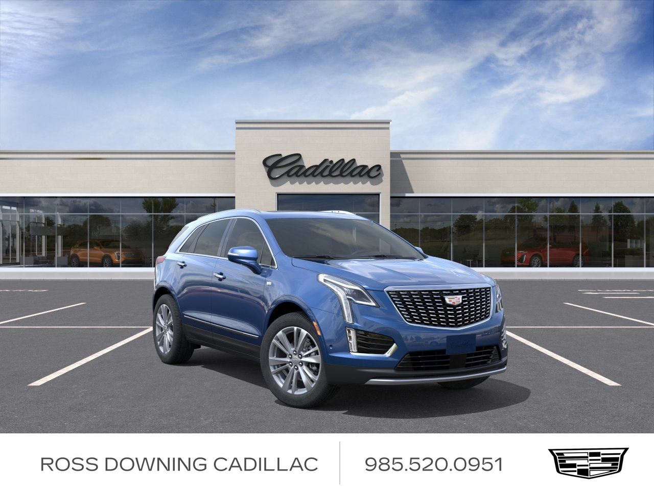 2026 Cadillac XT5 Premium Luxury Blue at Ross Downing Buick GMC