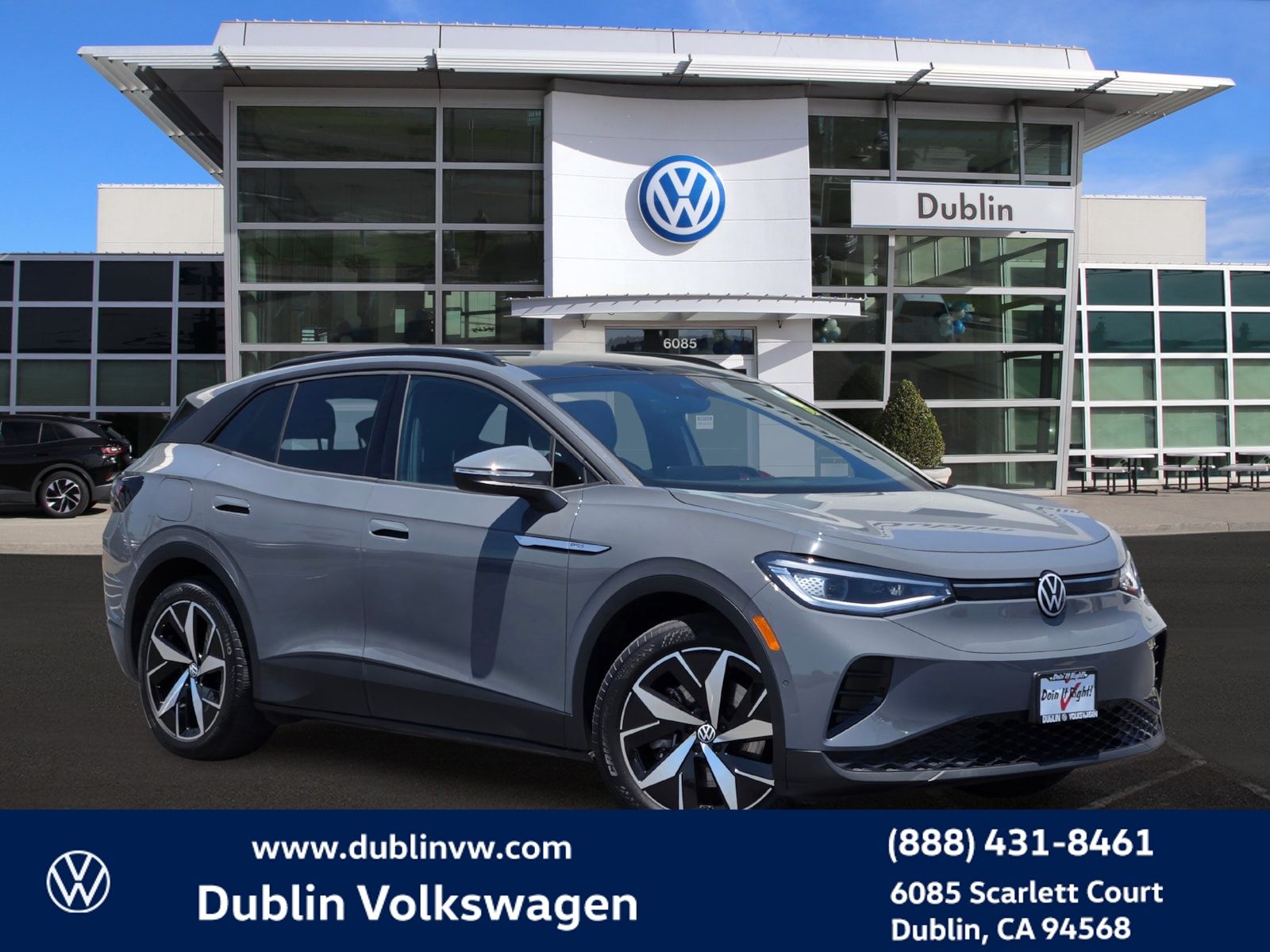 Black 2023 Volkswagen ID.4 SUV / Crossover Rear-Wheel Drive Automatic