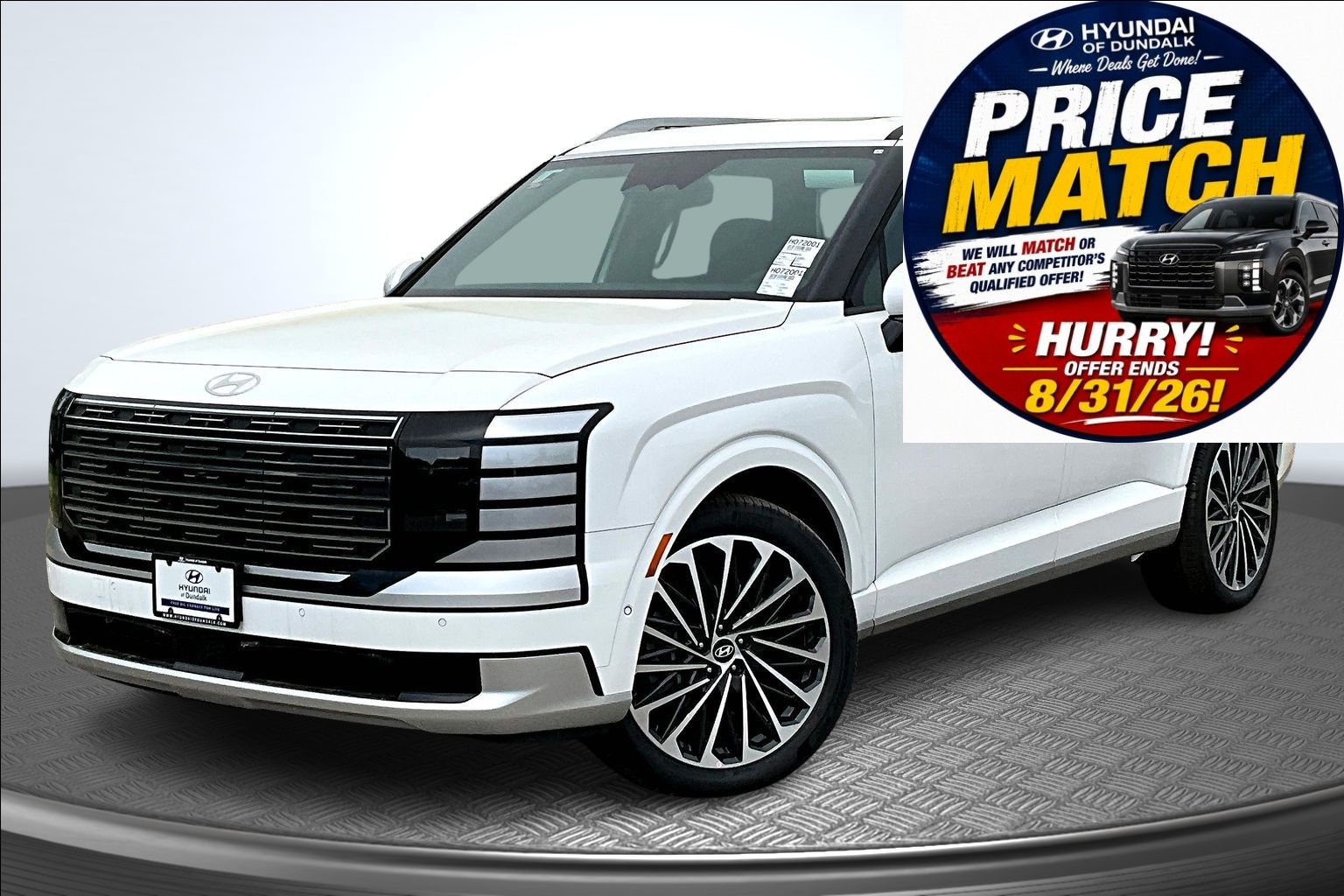 Creamy White Pearl 2026 Hyundai Palisade SUV / Crossover All-Wheel Drive 8-Speed Automatic