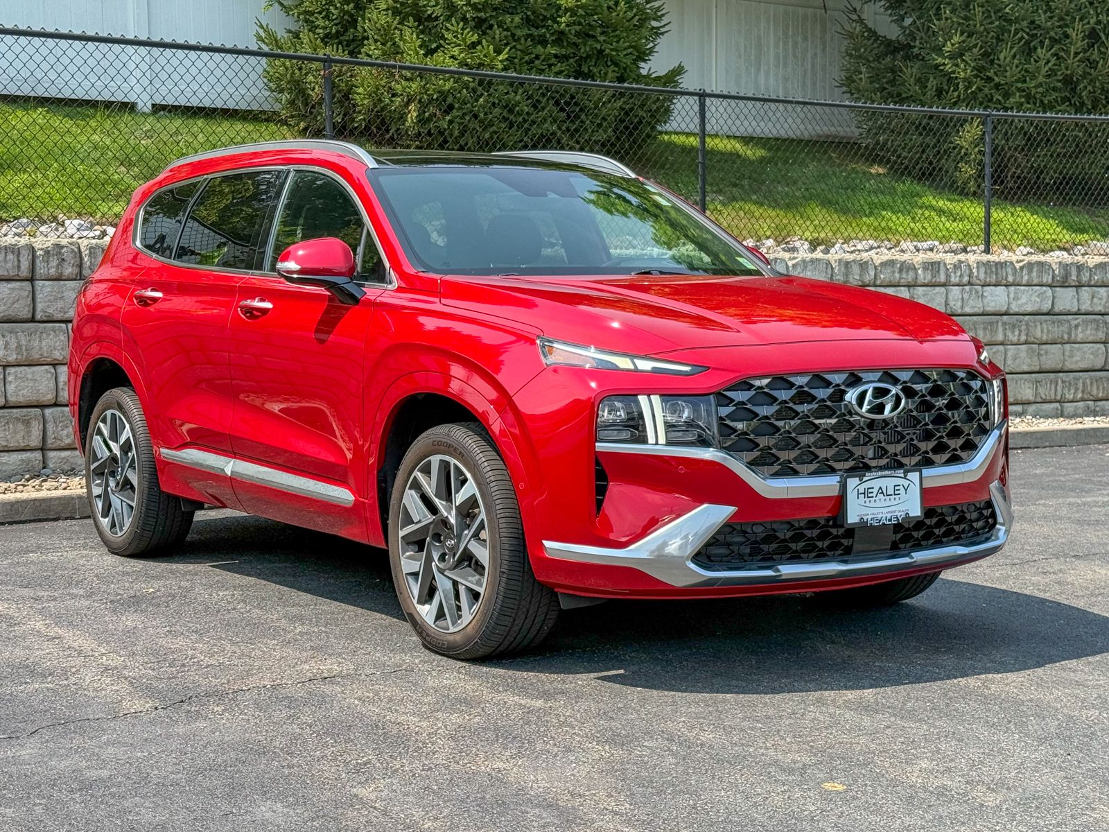 Calypso Red 2022 Hyundai Santa Fe SUV / Crossover All-Wheel Drive Automatic