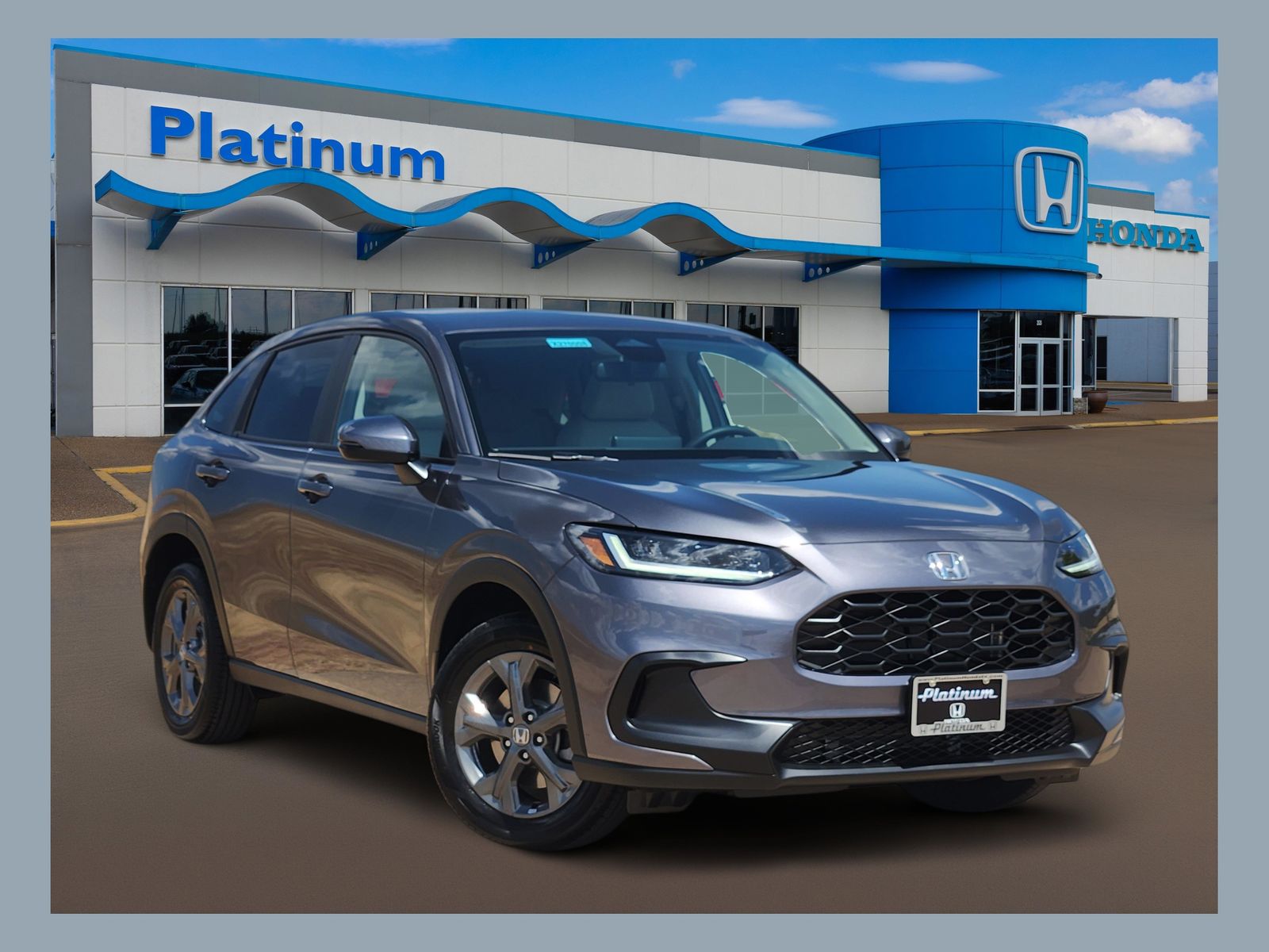 Gray (Modern Steel Metallic) 2027 Honda HR-V SUV / Crossover Front-Wheel Drive Continuously Variable Transmission