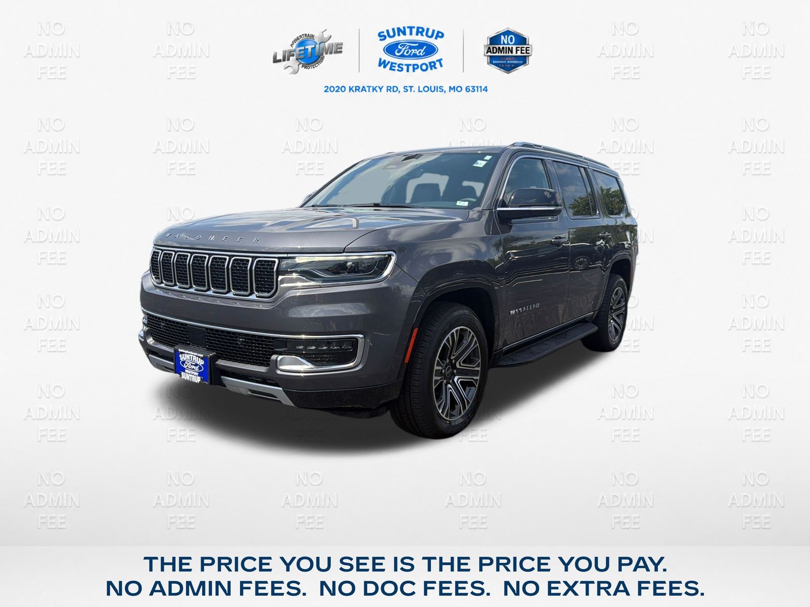 Baltic Gray Metallic Clearcoat 2025 Jeep Wagoneer SUV / Crossover 4X2 8-Speed Automatic