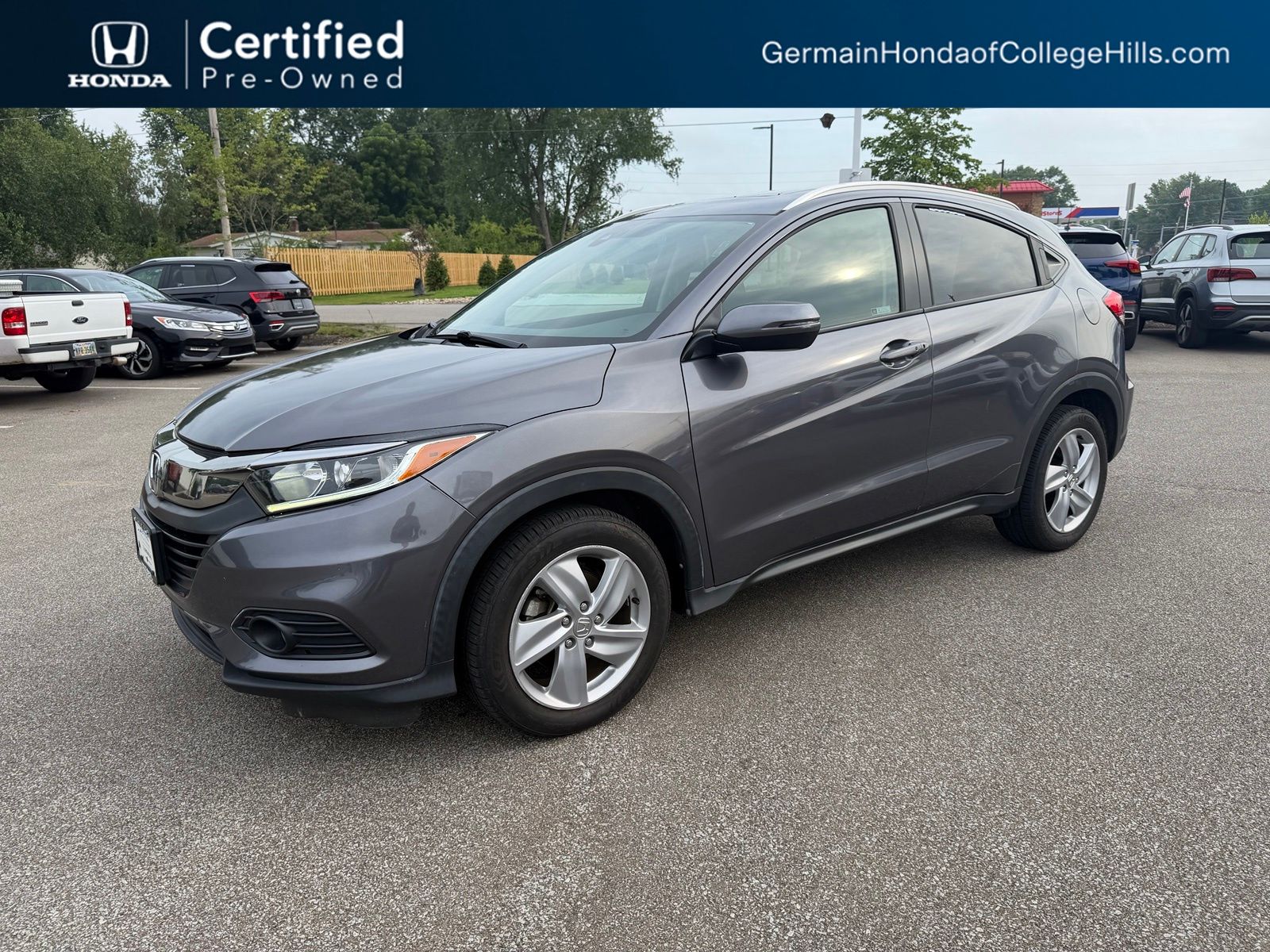 Gray (Modern Steel Metallic) 2020 Honda HR-V SUV / Crossover All-Wheel Drive Continuously Variable Transmission