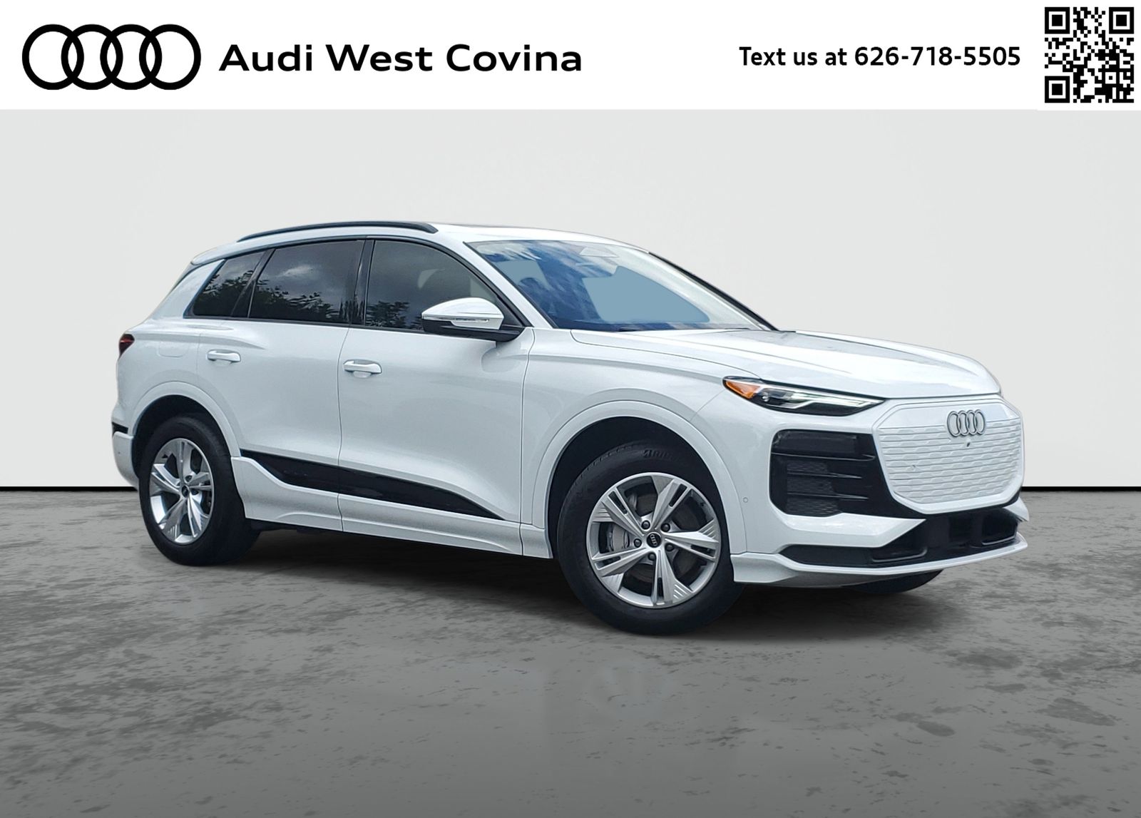 Glacier White Metallic 2025 Audi Q6 e-tron Premium RWD SUV / Crossover Rear-Wheel Drive Automatic