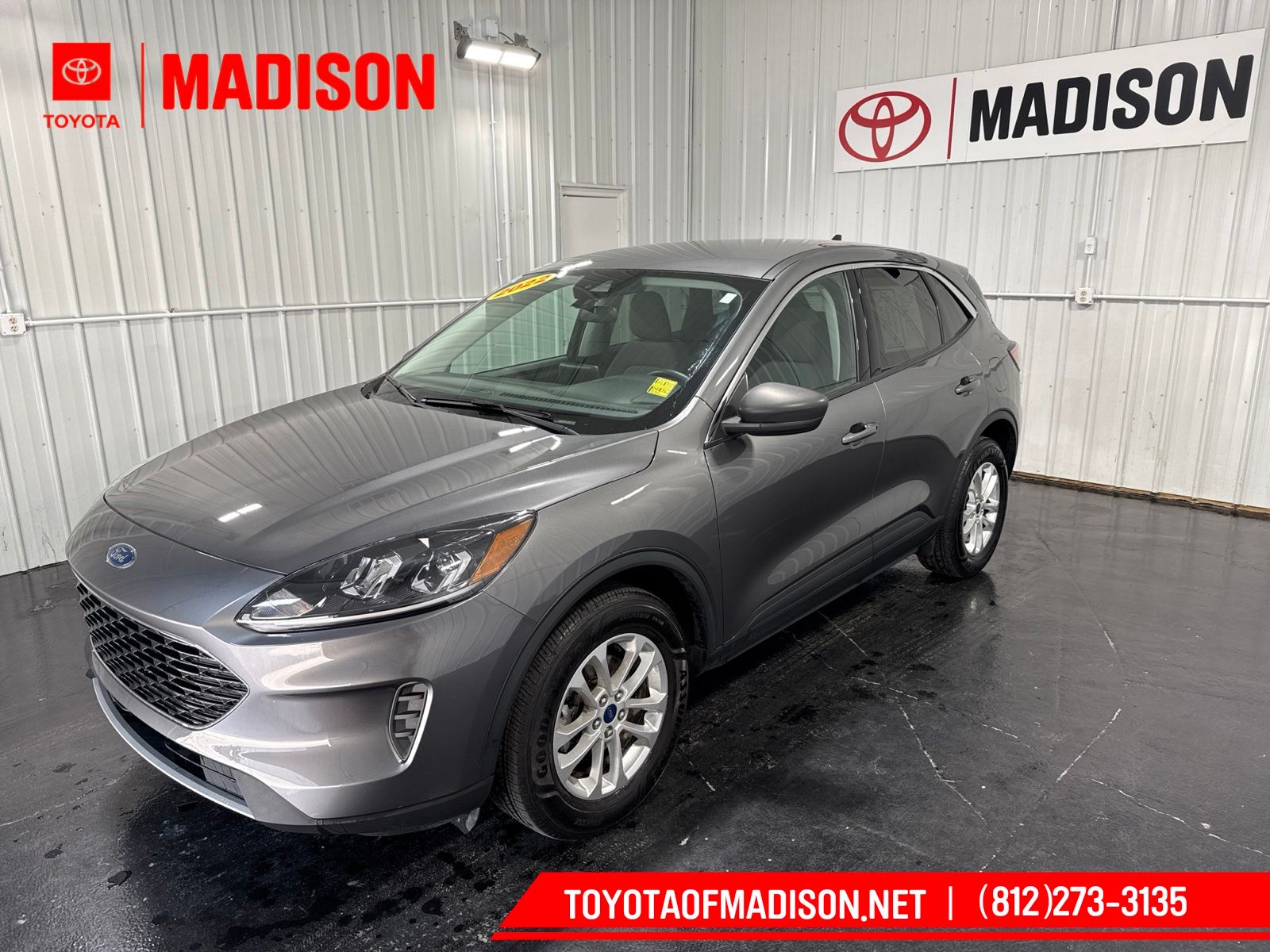 Gray Metallic 2022 Ford Escape SUV / Crossover All-Wheel Drive 8-Speed Automatic