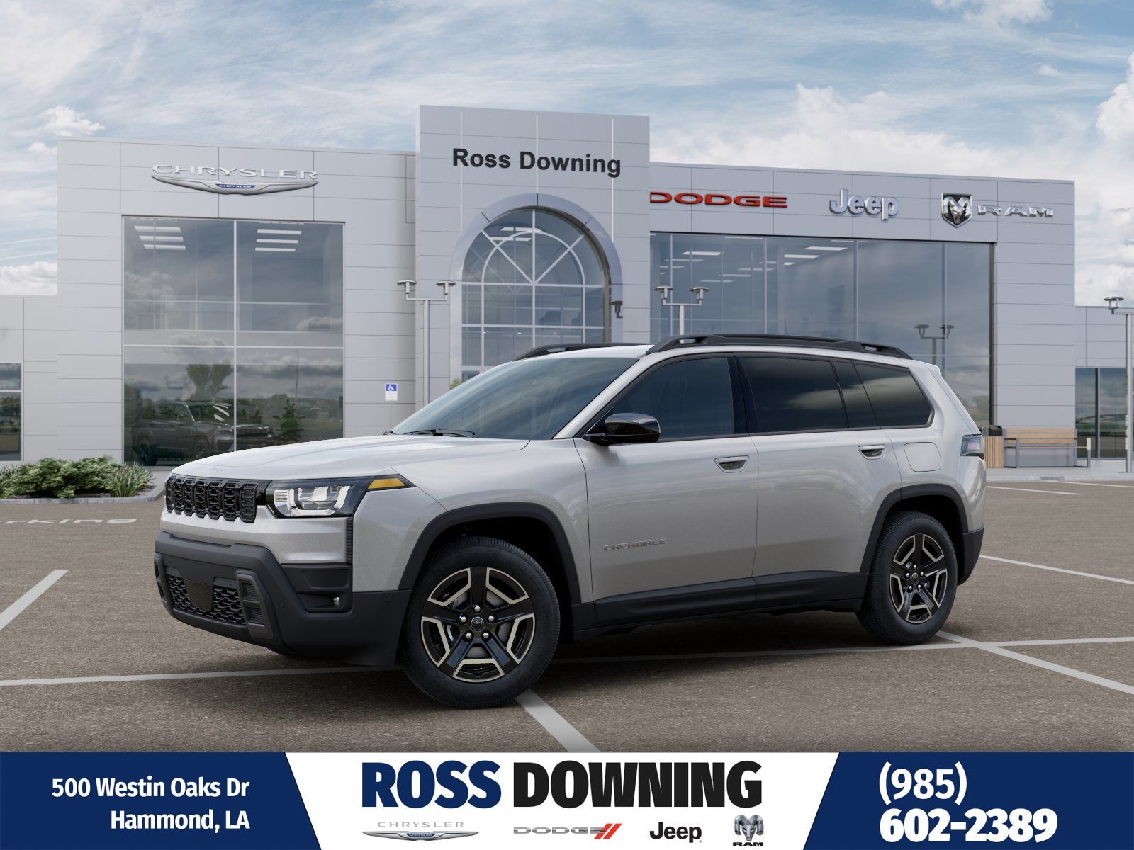 Silver Zynith Clearcoat 2026 Jeep Cherokee Laredo 4WD SUV / Crossover Four-Wheel Drive Continuously Variable Transmission