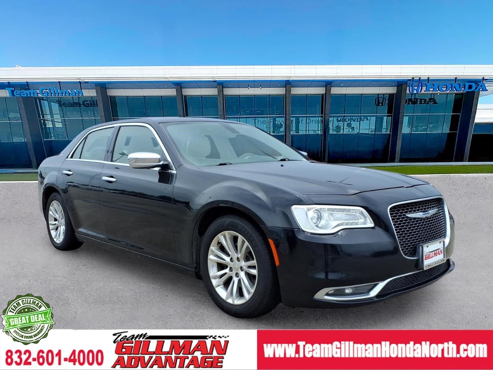 Gloss Black 2016 Chrysler 300 Sedan Rear-Wheel Drive 8-Speed Automatic