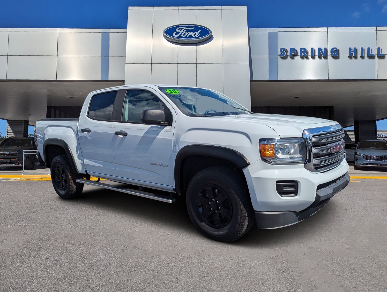 Summit White 2020 GMC Canyon Pickup Truck 4X2 8-Speed Automatic