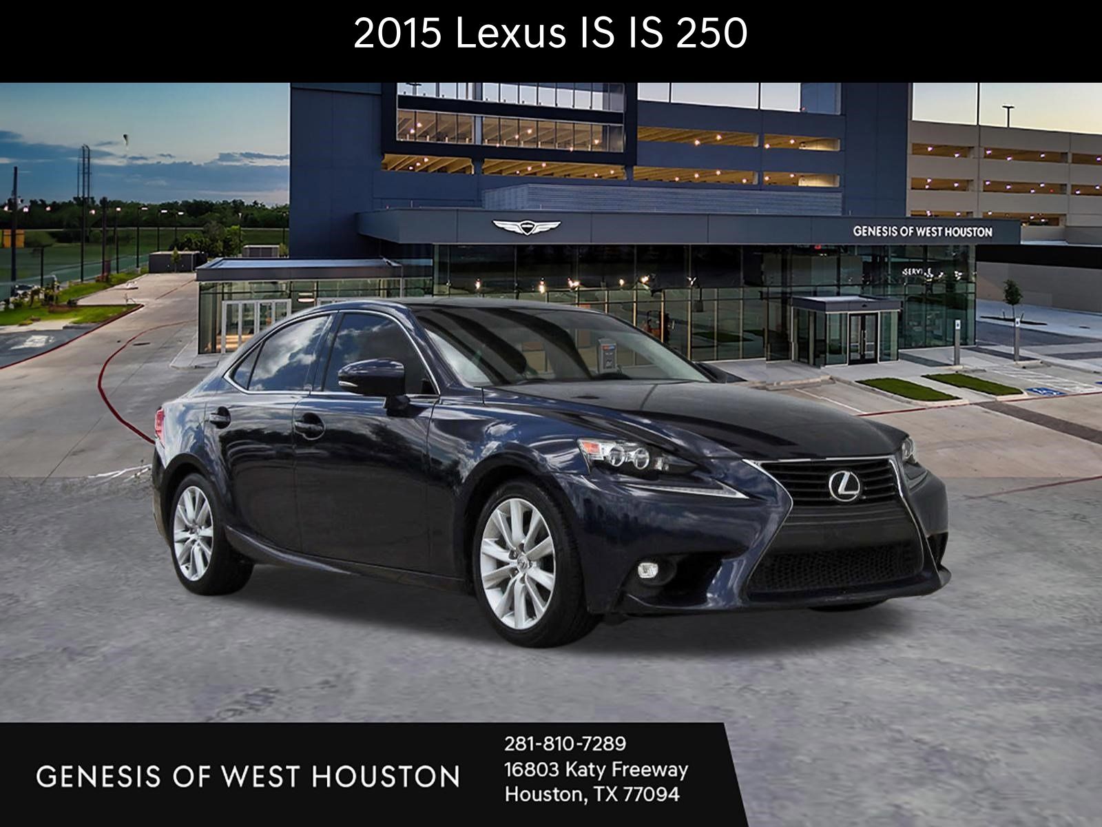 Blue (Deep Sea Mica) 2015 Lexus IS 250 Sedan AWD Sedan All-Wheel Drive 6-Speed Automatic