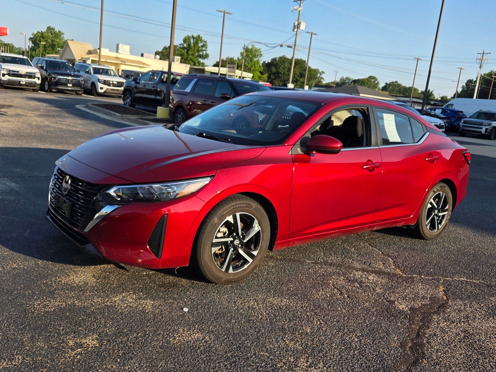 Used 2024 Red Nissan SV image 3