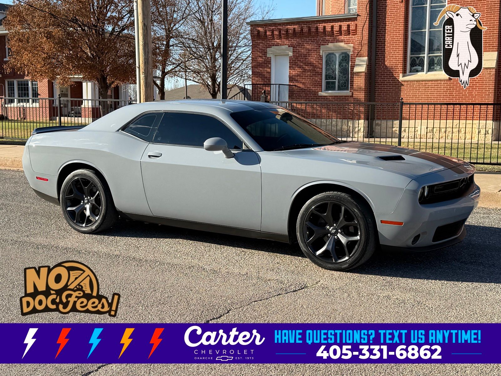Smoke Show 2020 Dodge Challenger SXT RWD Coupe Rear-Wheel Drive 8-Speed Automatic