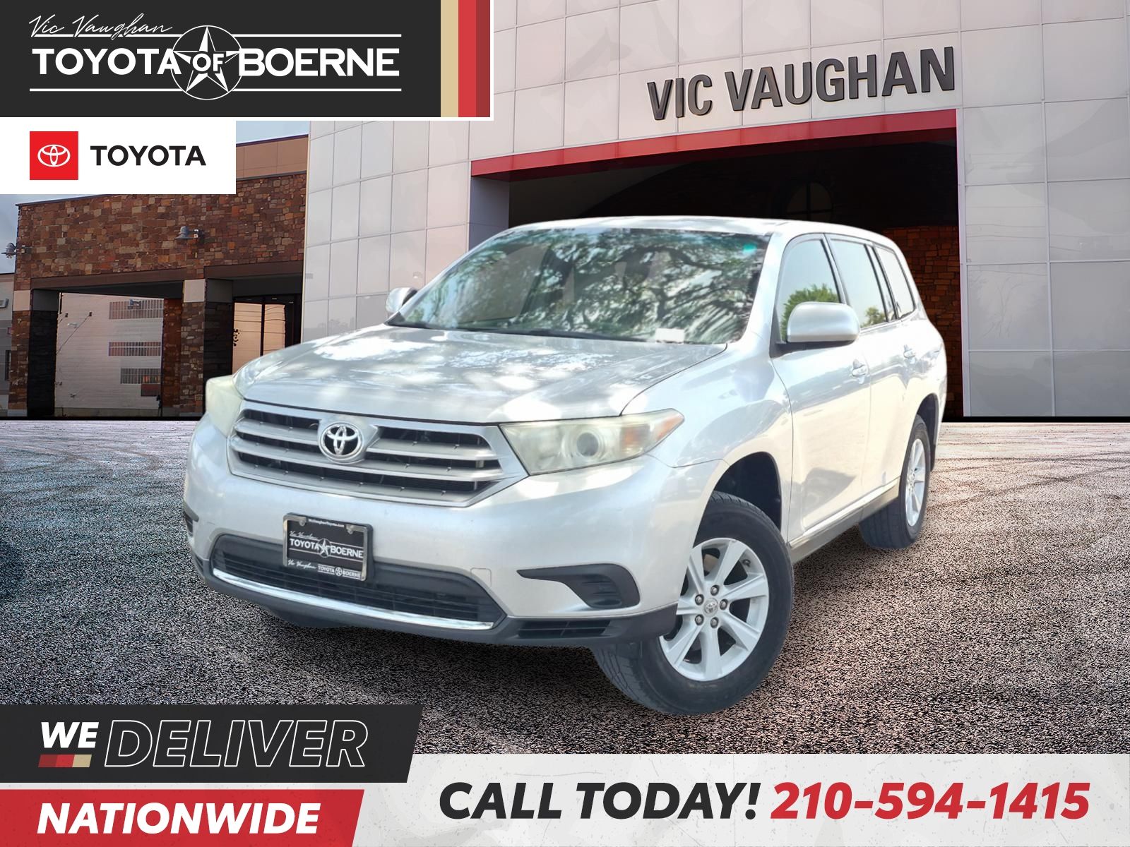 Classic Silver Metallic 2013 Toyota Highlander SUV / Crossover Front-Wheel Drive 6-Speed Automatic Overdrive