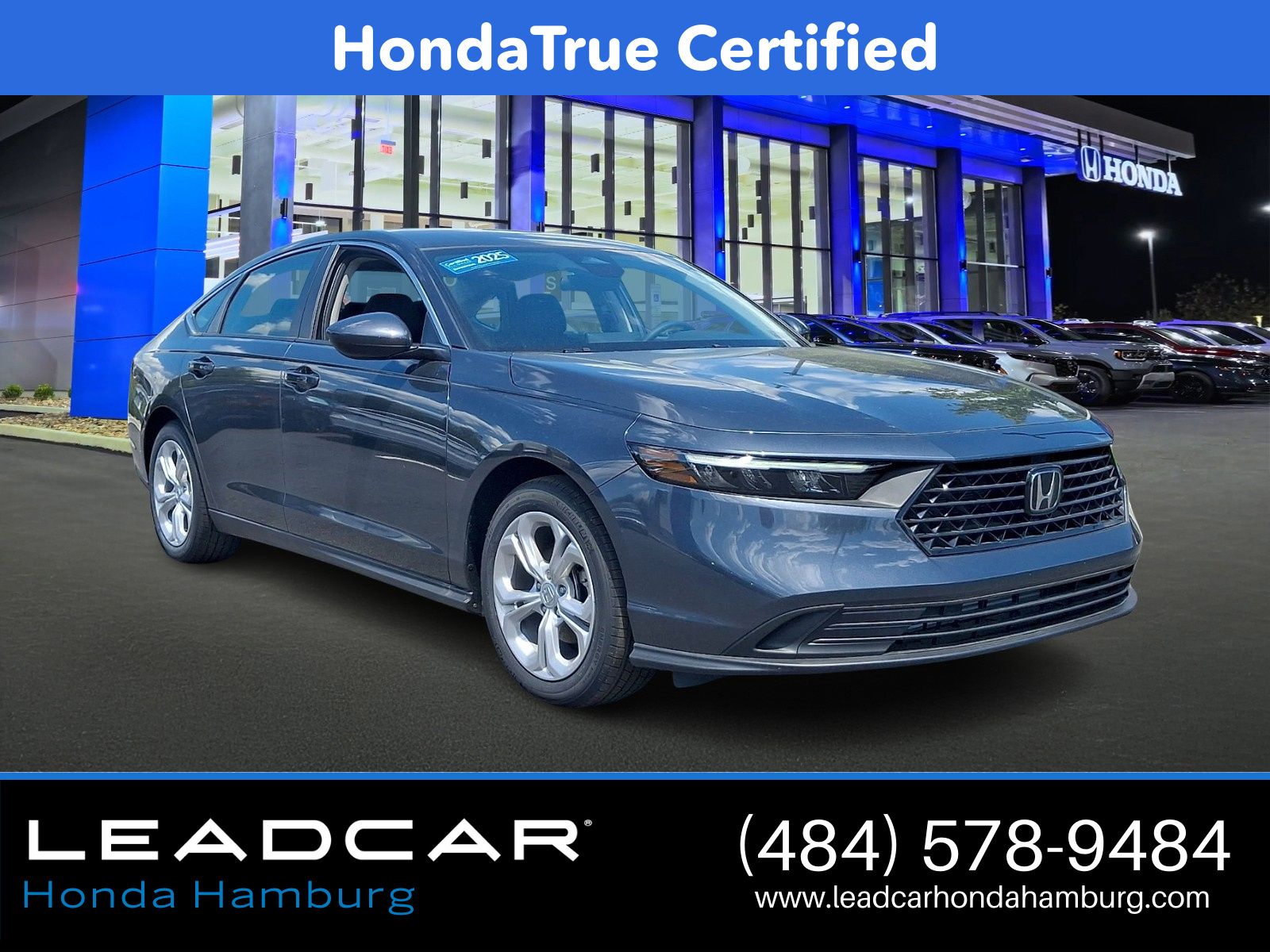 Meteorite Gray Metallic 2025 Honda Accord LX FWD Sedan Front-Wheel Drive Continuously Variable Transmission