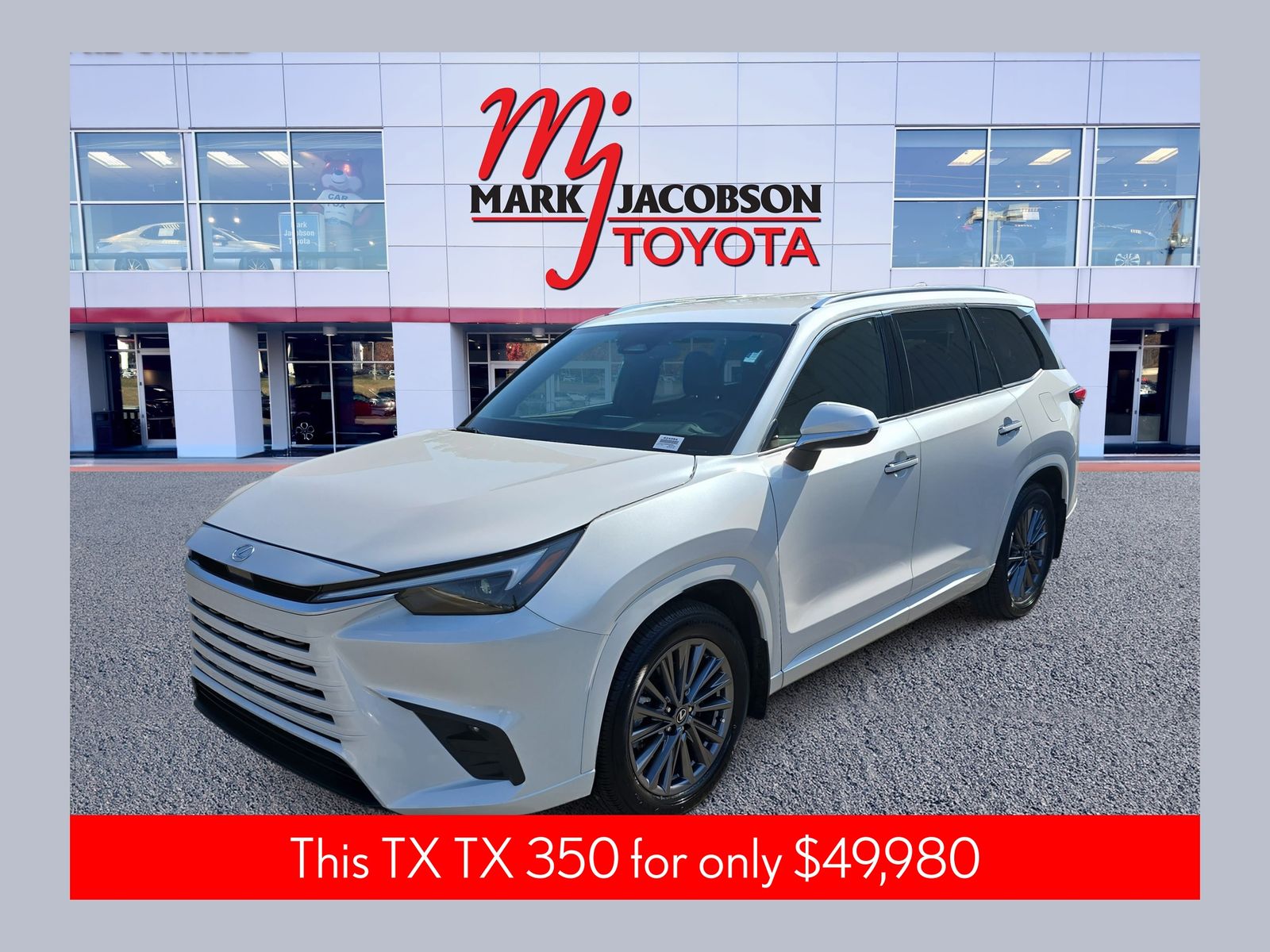 White (Wind Chill Pearl) 2024 Lexus TX 350 FWD SUV / Crossover Front-Wheel Drive 8-Speed Automatic