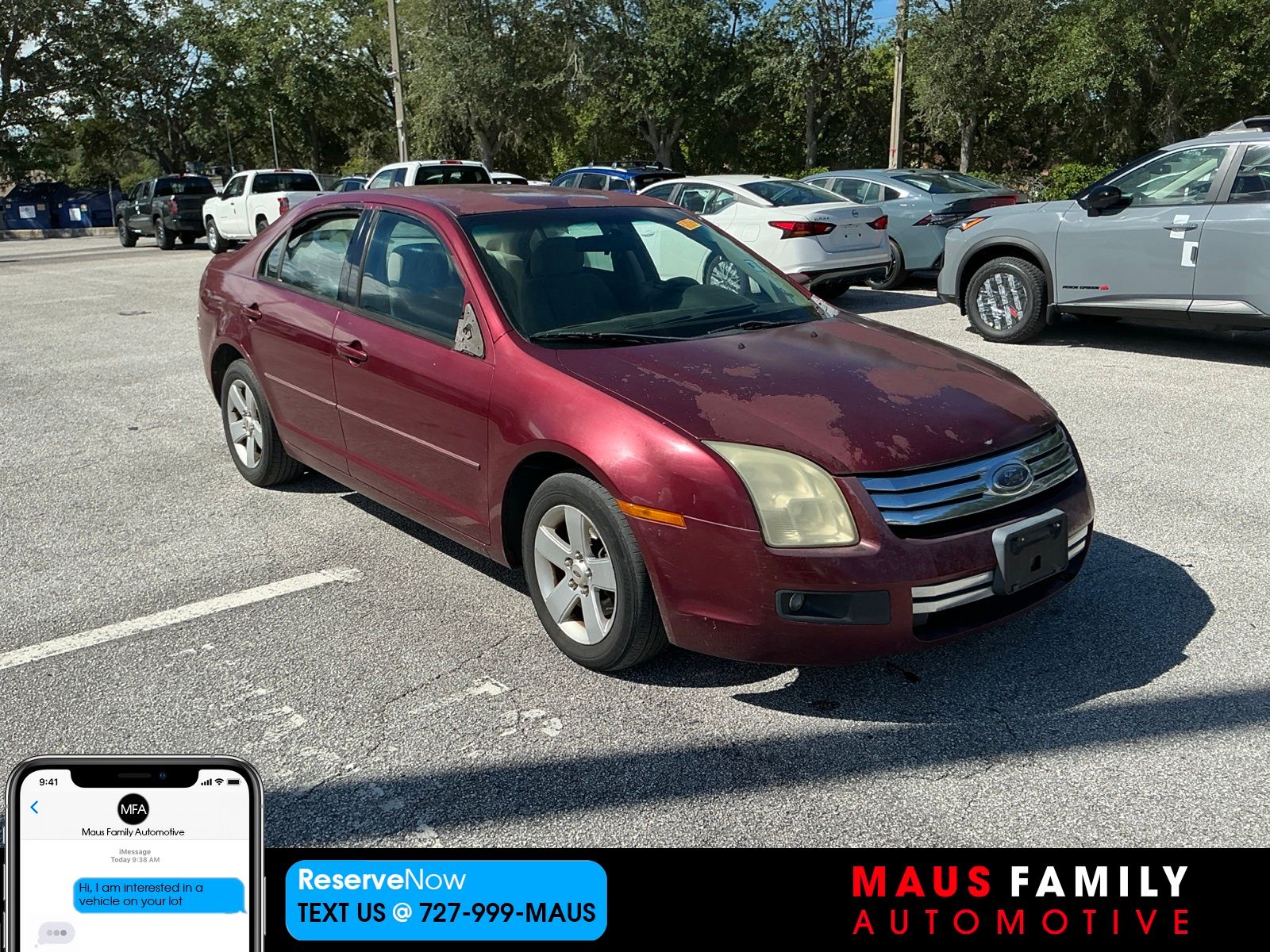 Dune Pearl Clearcoat Metallic 2006 Ford Fusion Sedan Front-Wheel Drive 6-Speed Automatic