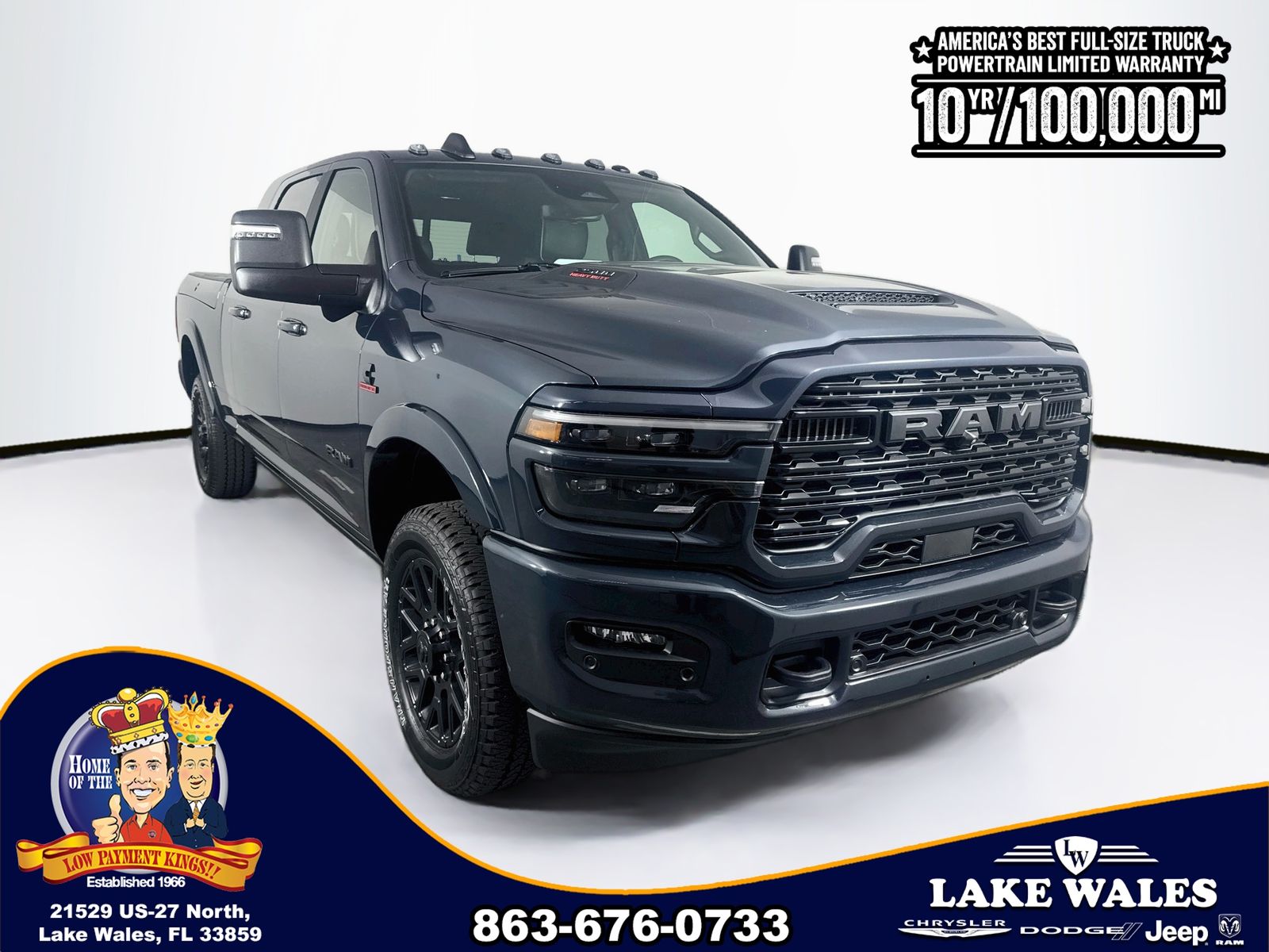 Forged Blue Metallic 2026 RAM 2500 Pickup Truck Four-Wheel Drive 8-Speed Automatic