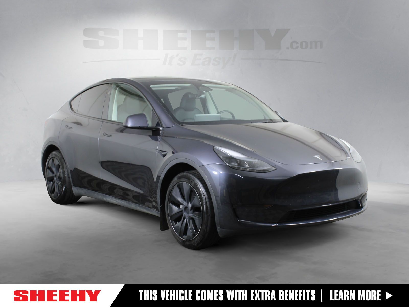 Solid Black 2025 Tesla Model Y SUV / Crossover Rear-Wheel Drive 1-Speed Automatic